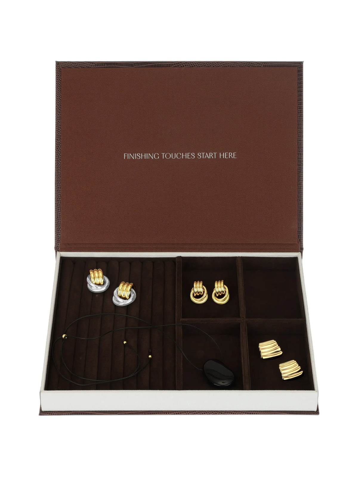 Book Box multiple-compartments jewellery box