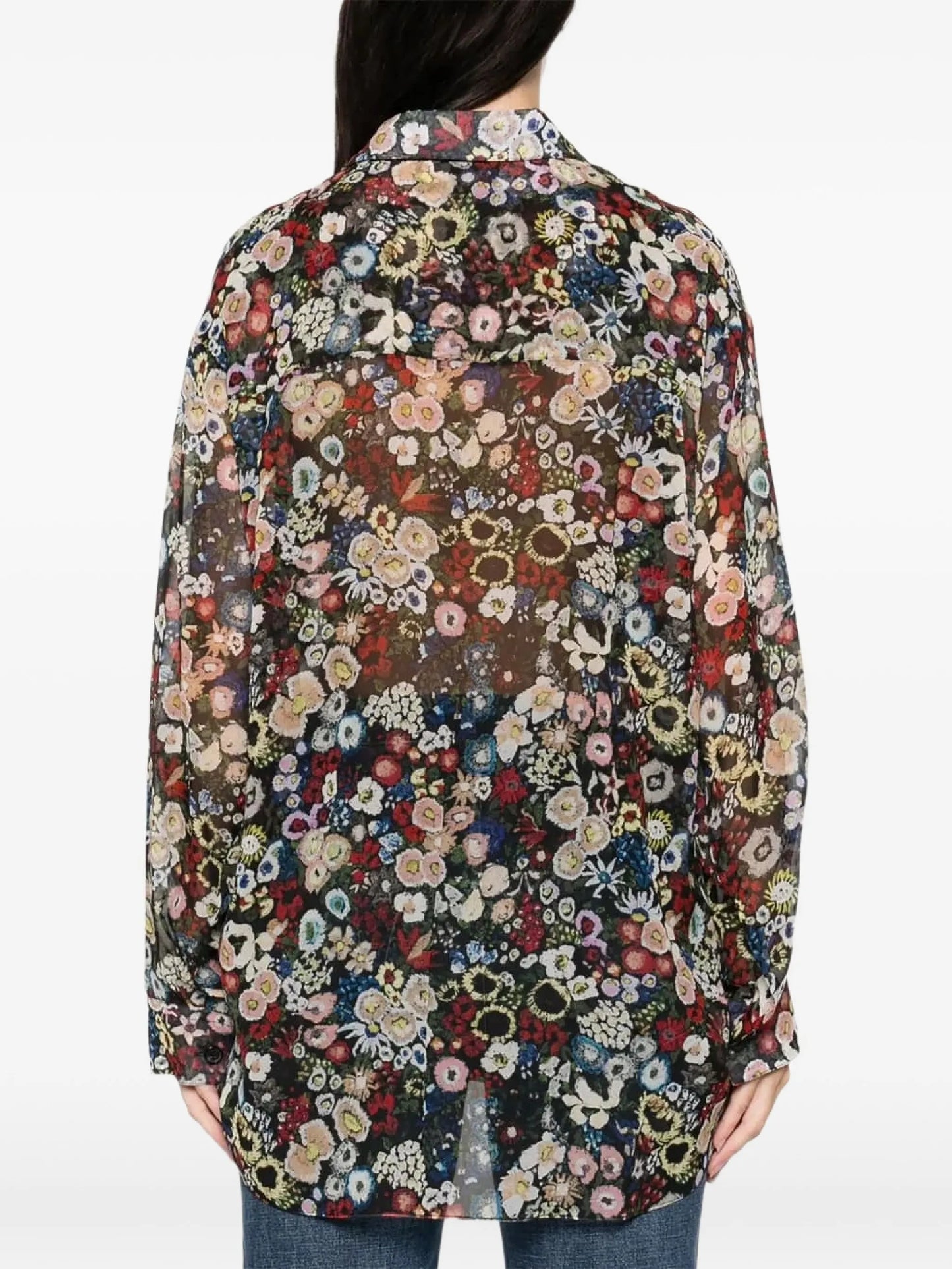 Goya floral-pattern shirt