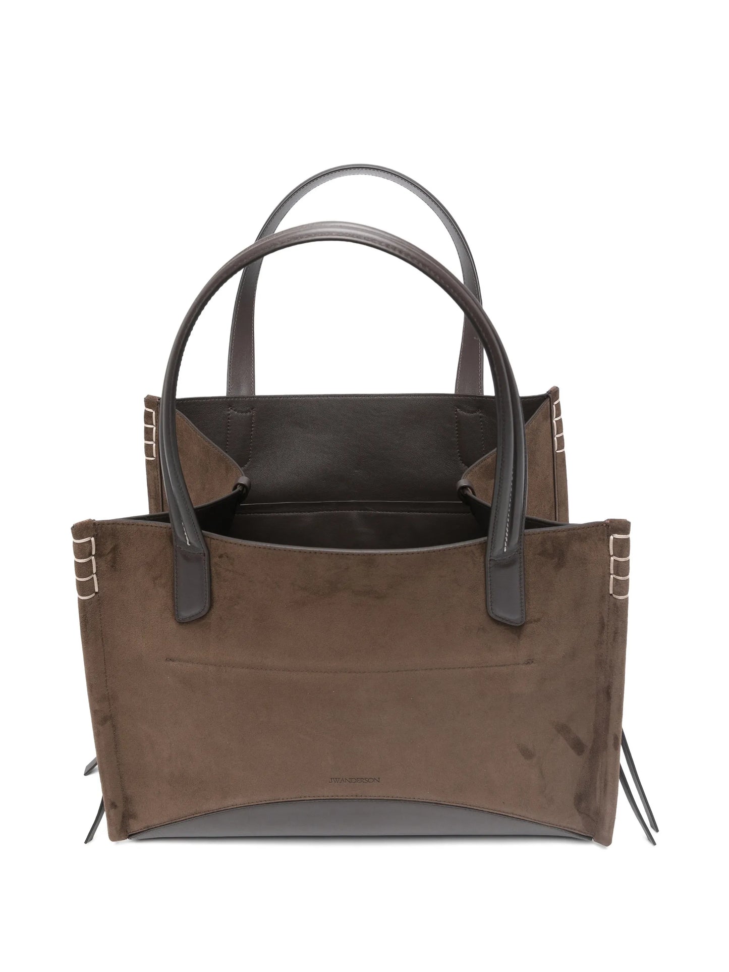 large Loafer Cabas suede tote bag