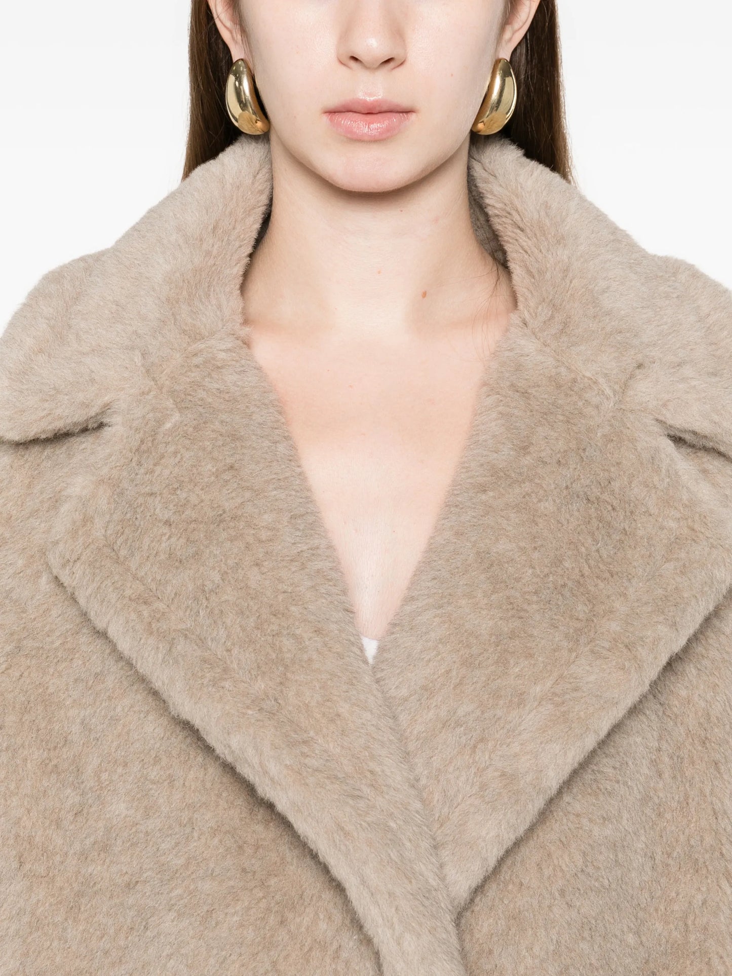 teddy double-breasted jacket
