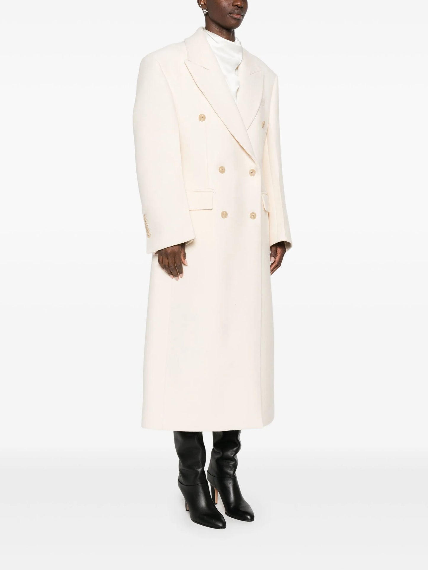 double-breasted coat