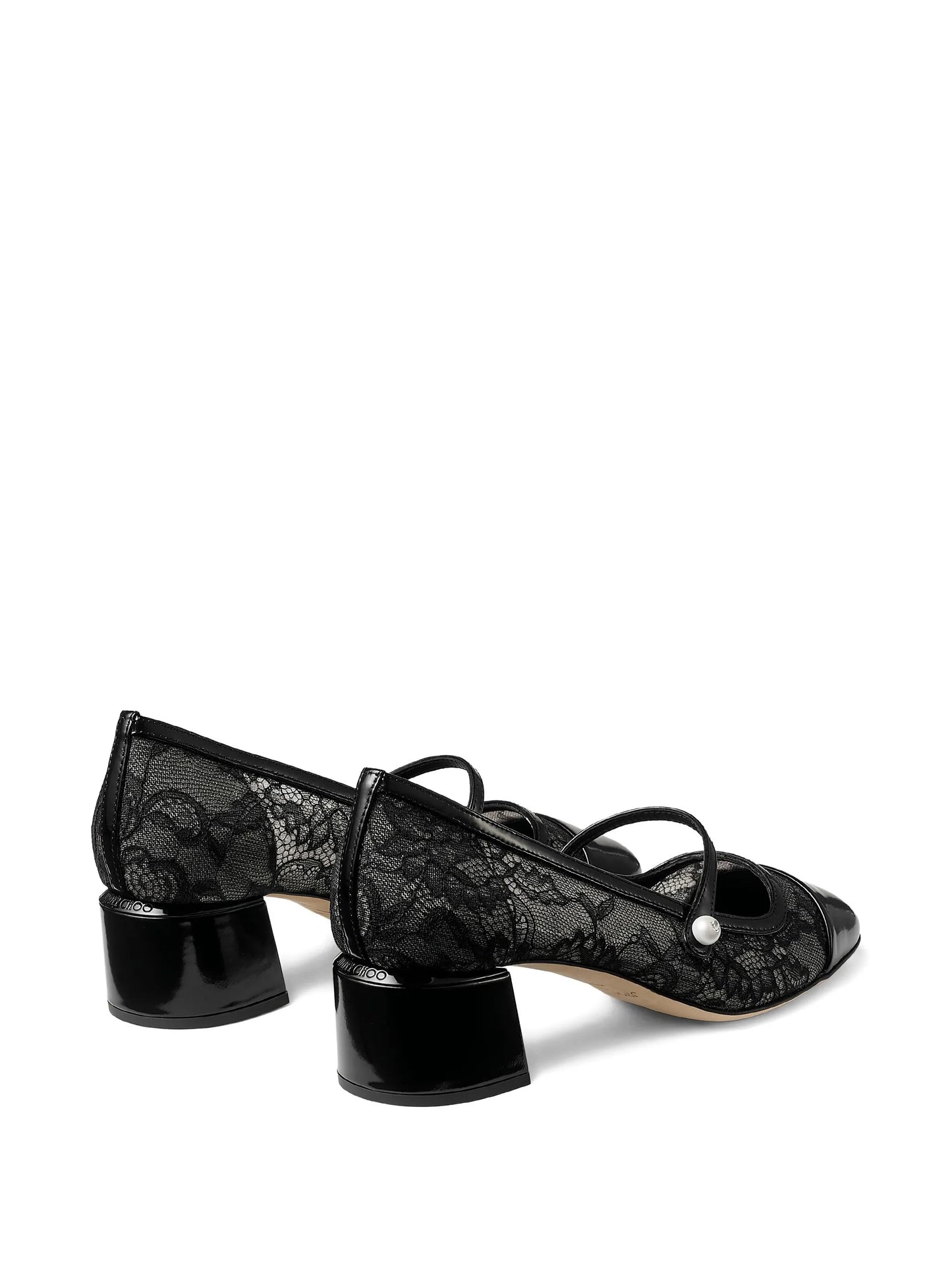 Elisa lace-embellishment pumps