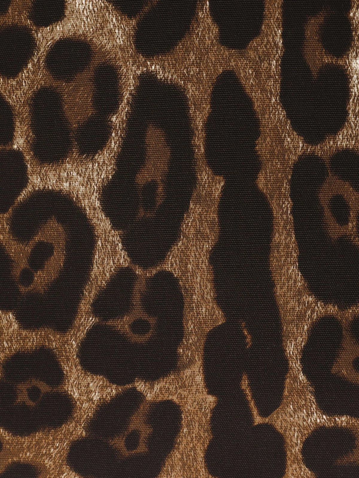 small leopard canvas cushion (45cm x 45cm)