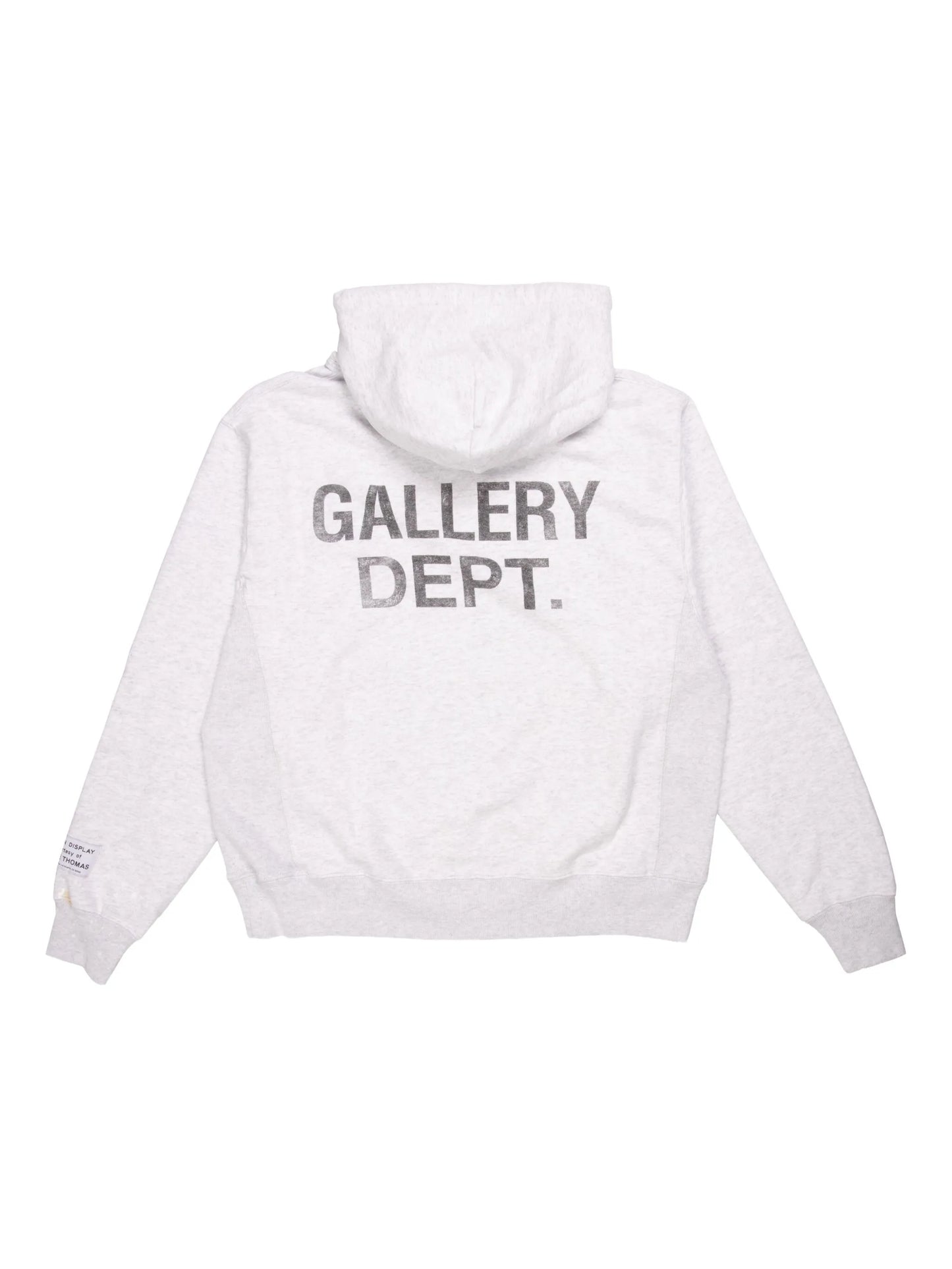 painted logo-detail hoodie