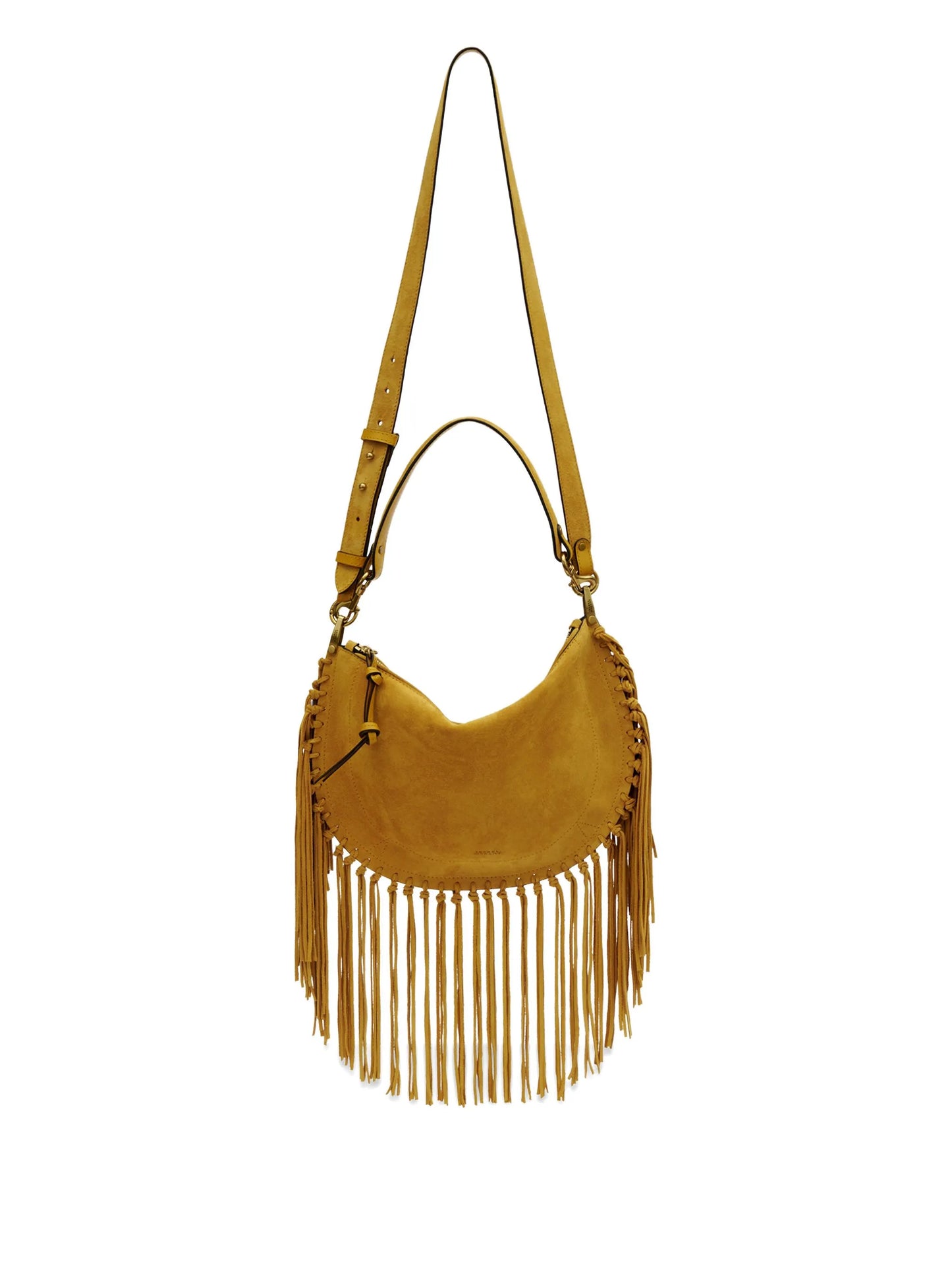 Oskan soft fringed shoulder bag