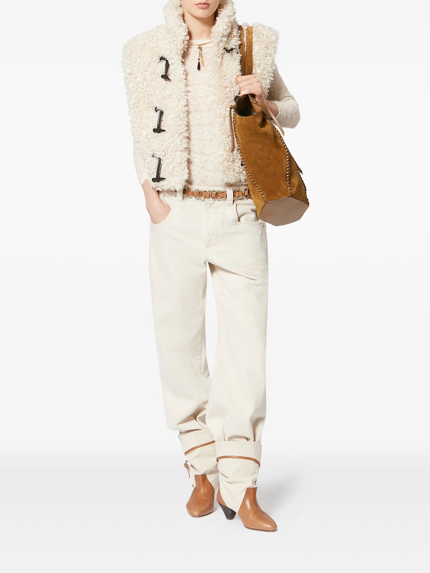 Tampa stitched shoulder bag