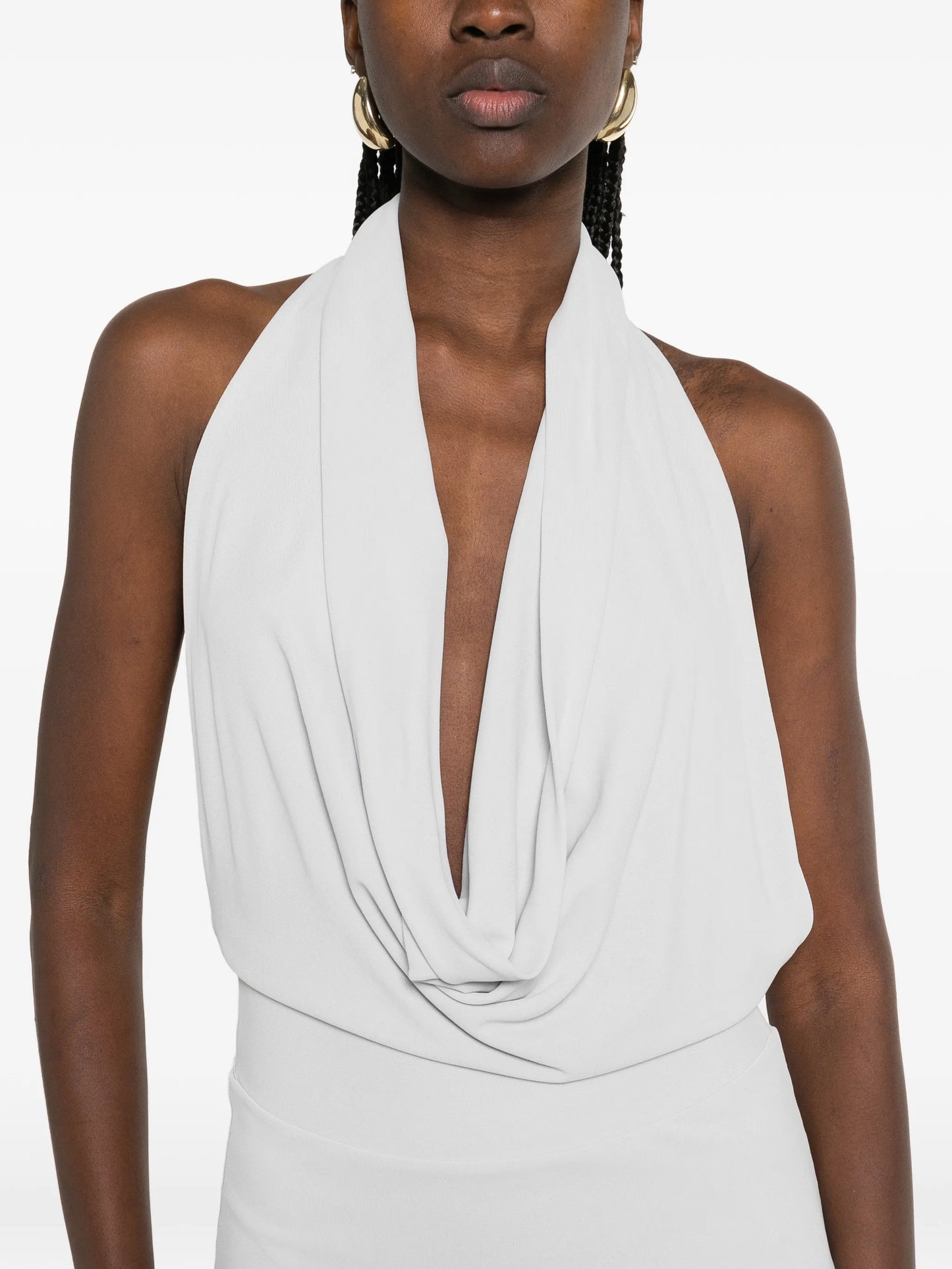 Spoe pleated midi dress