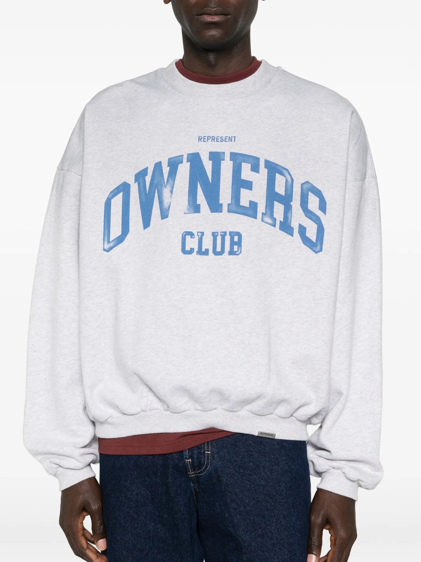 graphic crew-neck sweatshirt
