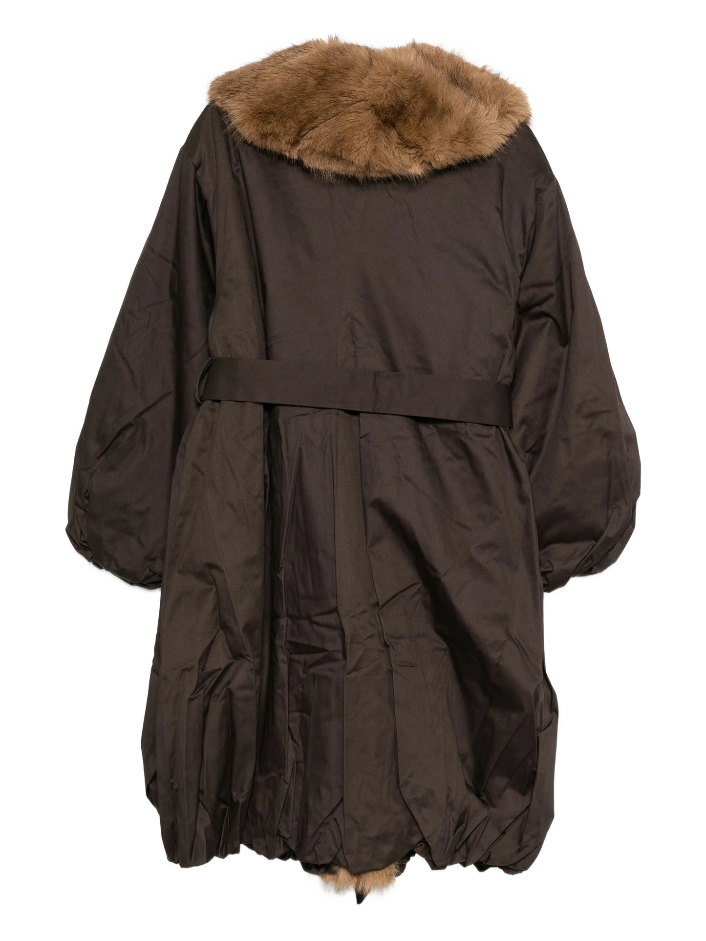 faux fur collar coat