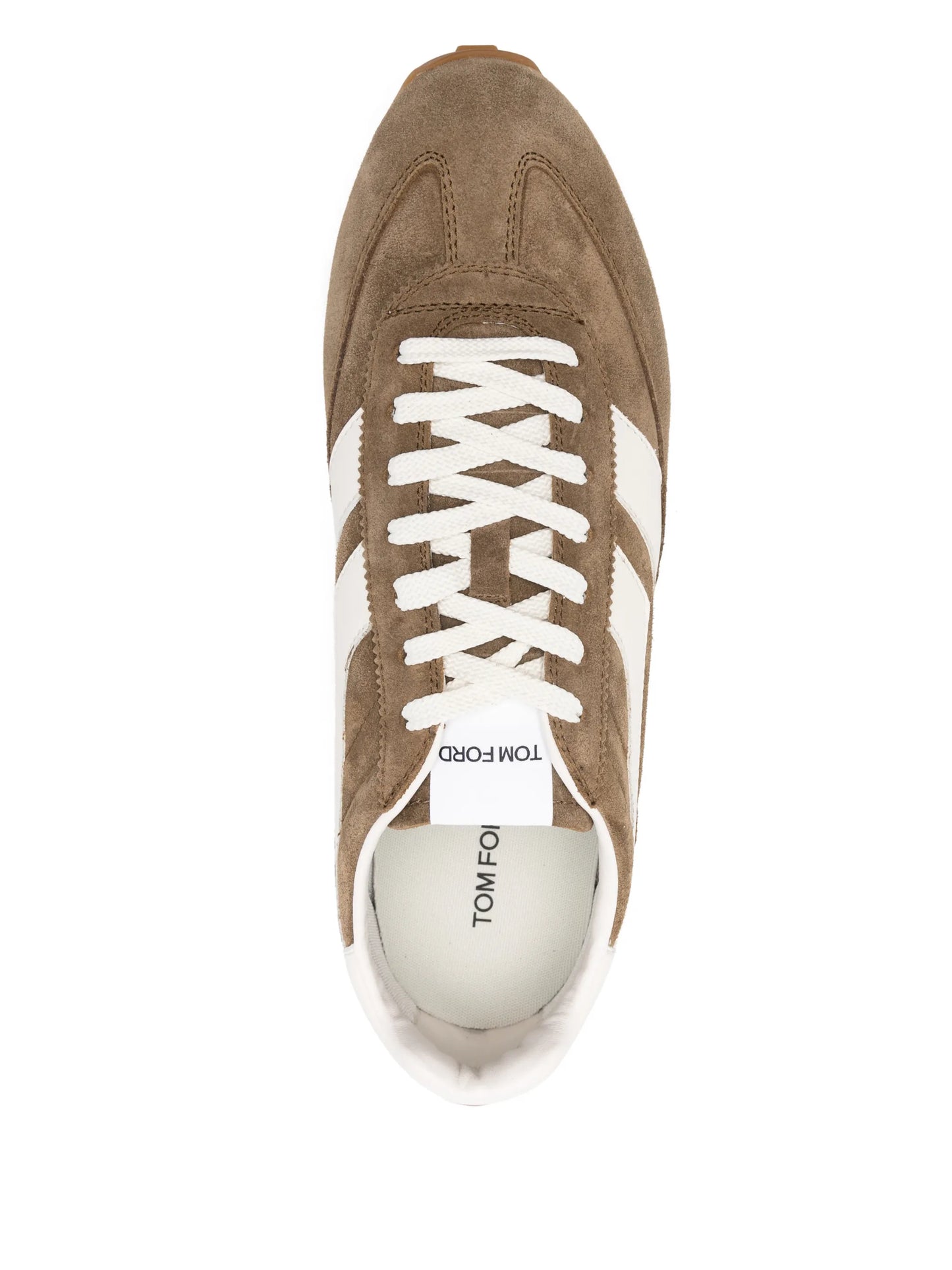 Mick stripe-detail lace-up sneakers