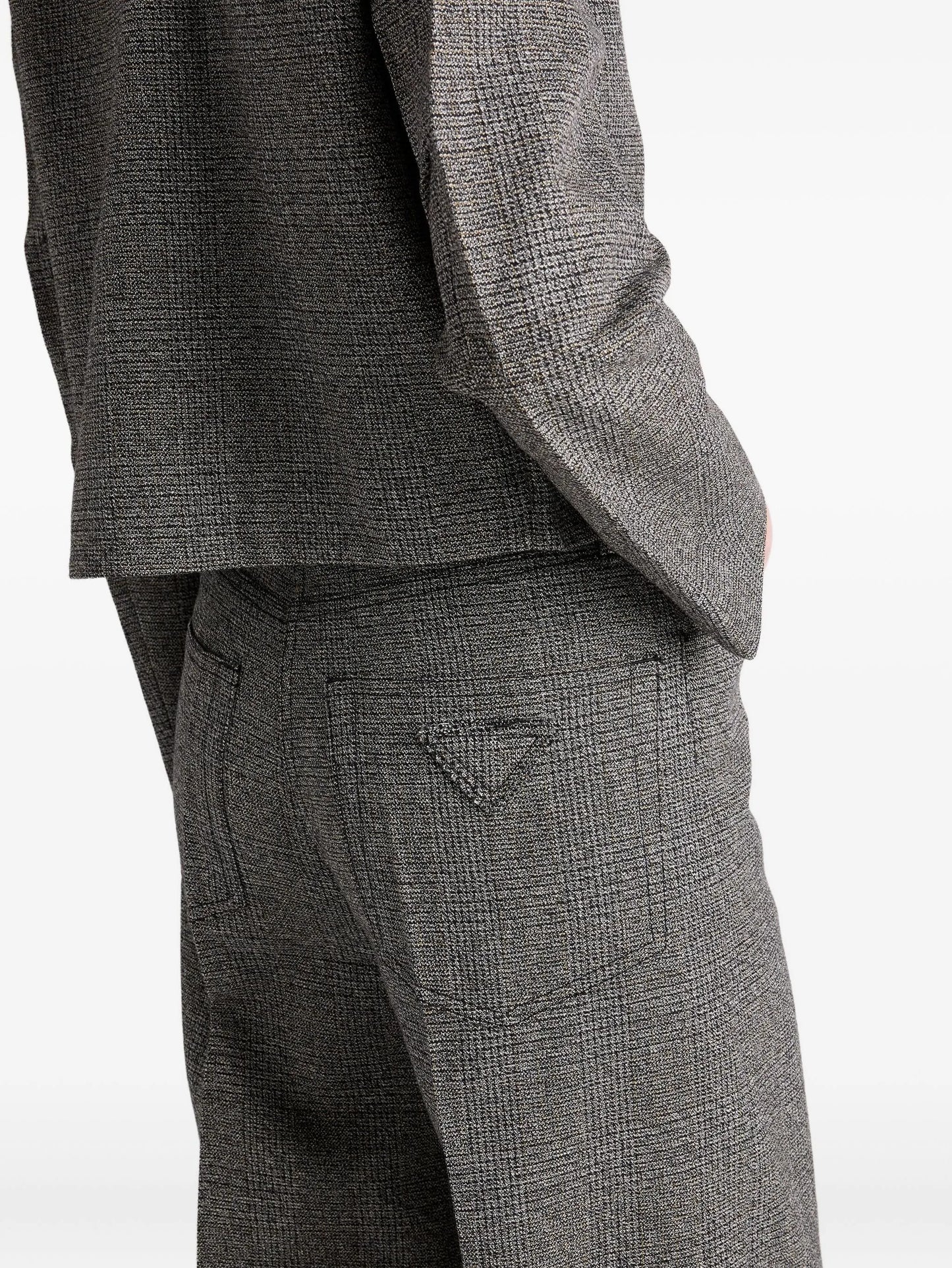 prince of wales check trousers