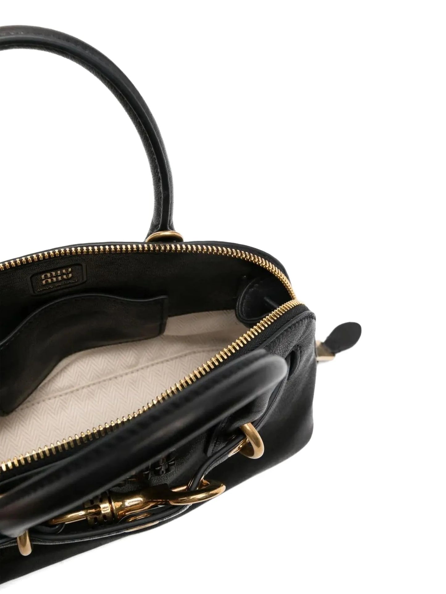Top Handle Buckle Shoulder Bag