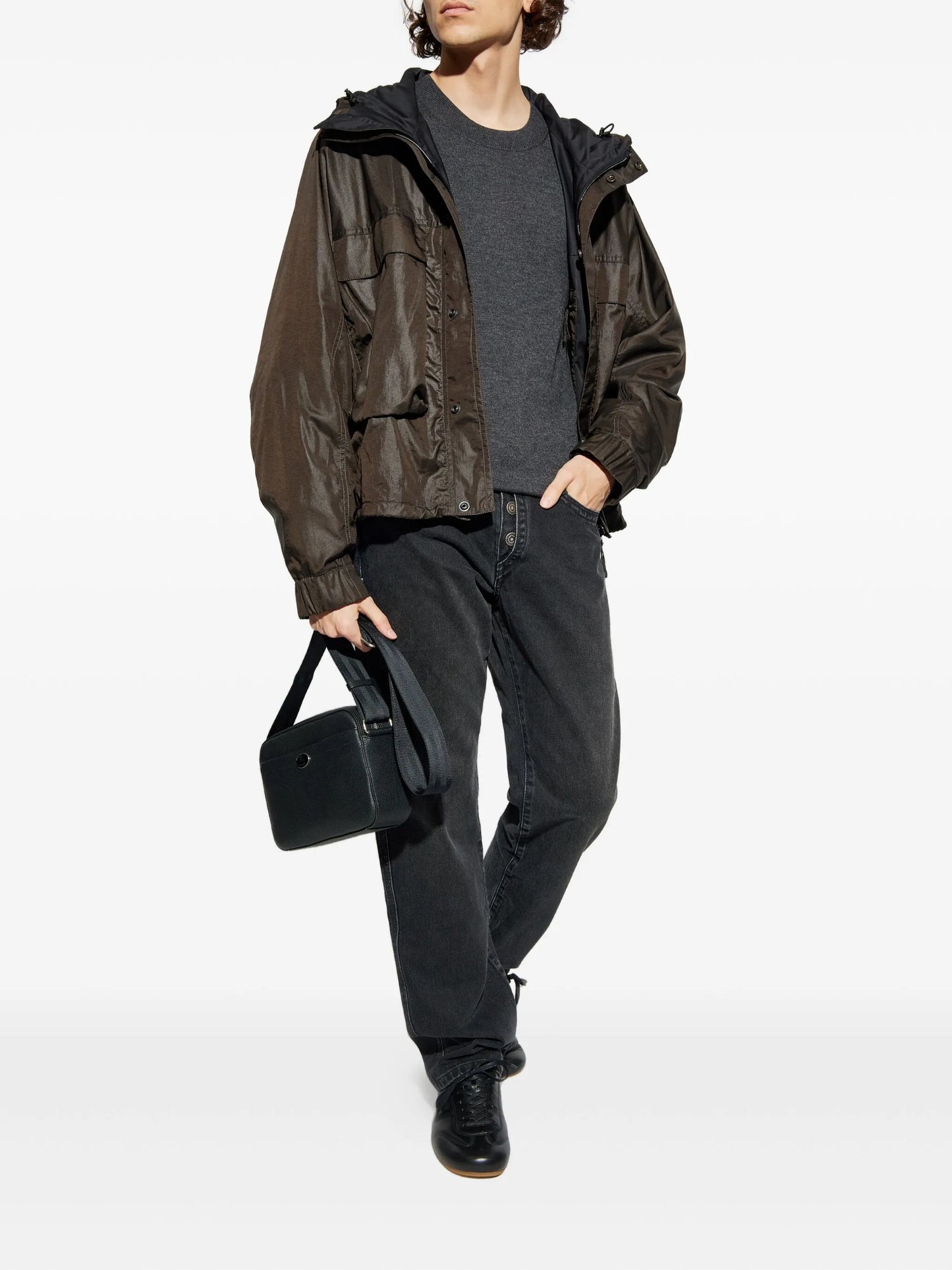 hooded pocket jacket