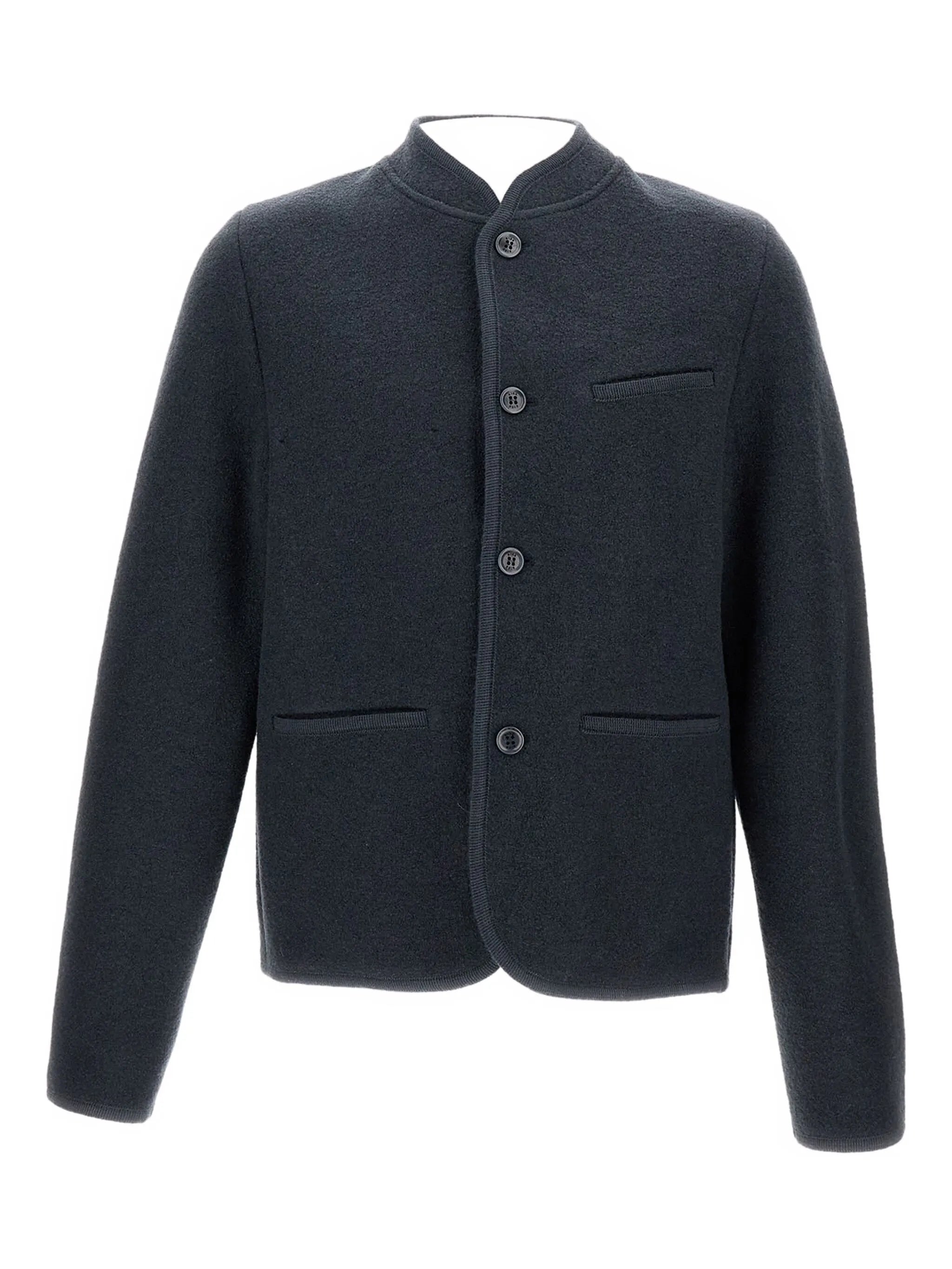 welt-pockets collar jacket