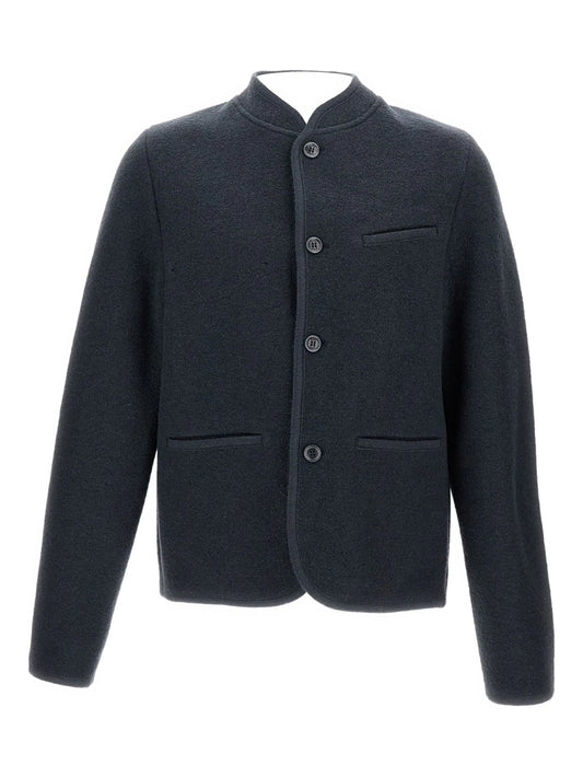 welt-pockets collar jacket