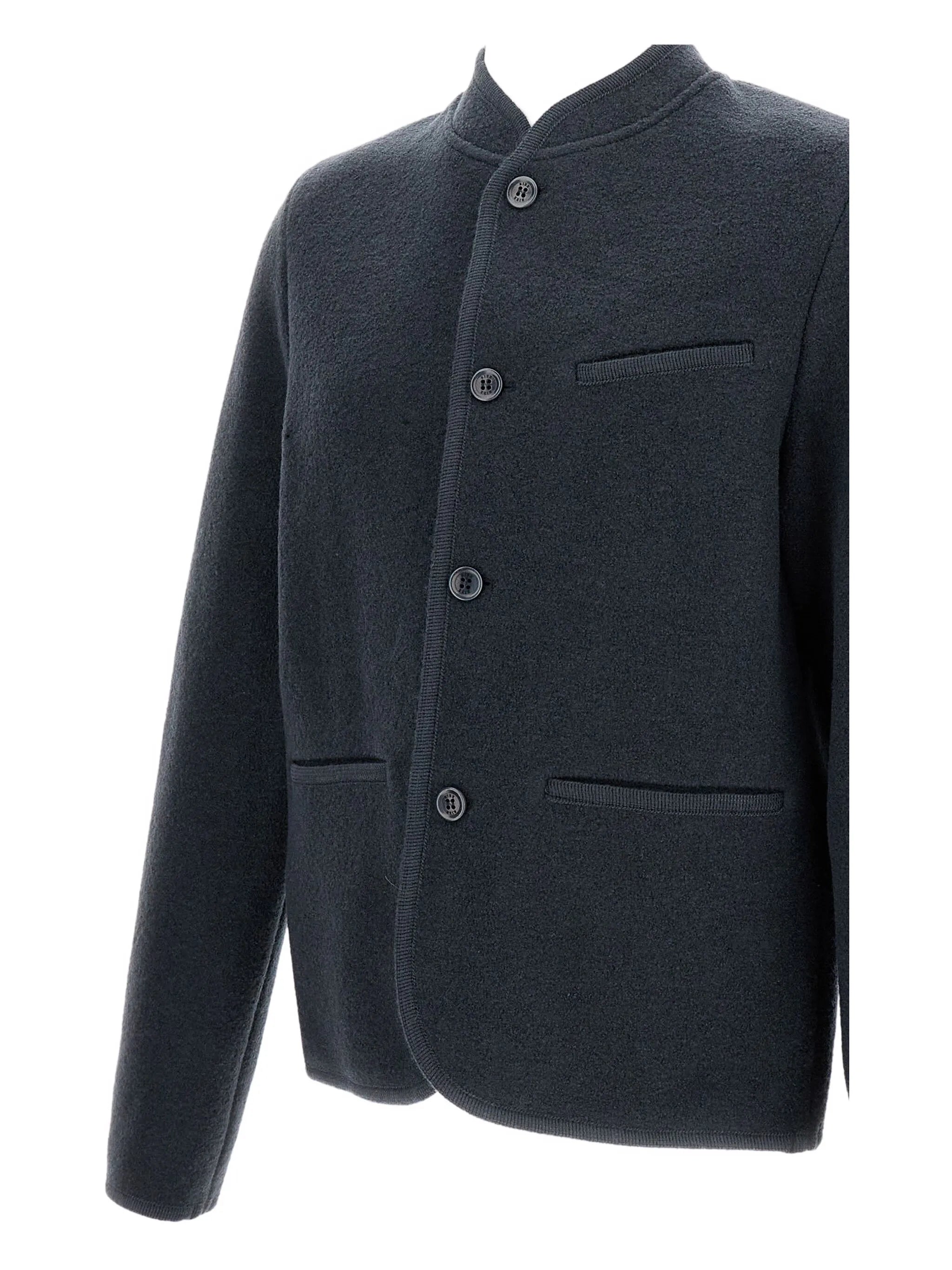 welt-pockets collar jacket