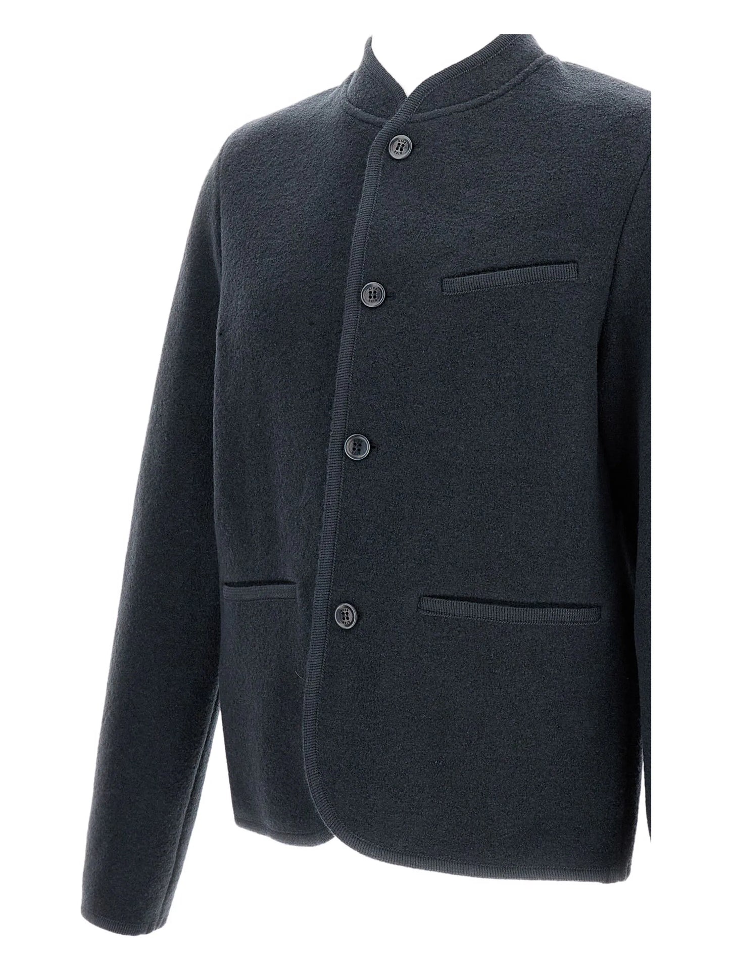 welt-pockets collar jacket