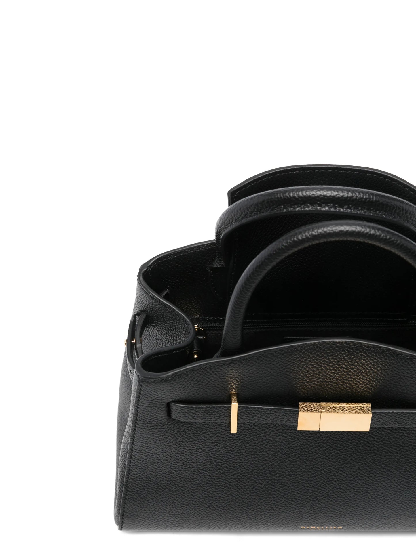 small Hudson grain leather tote bag