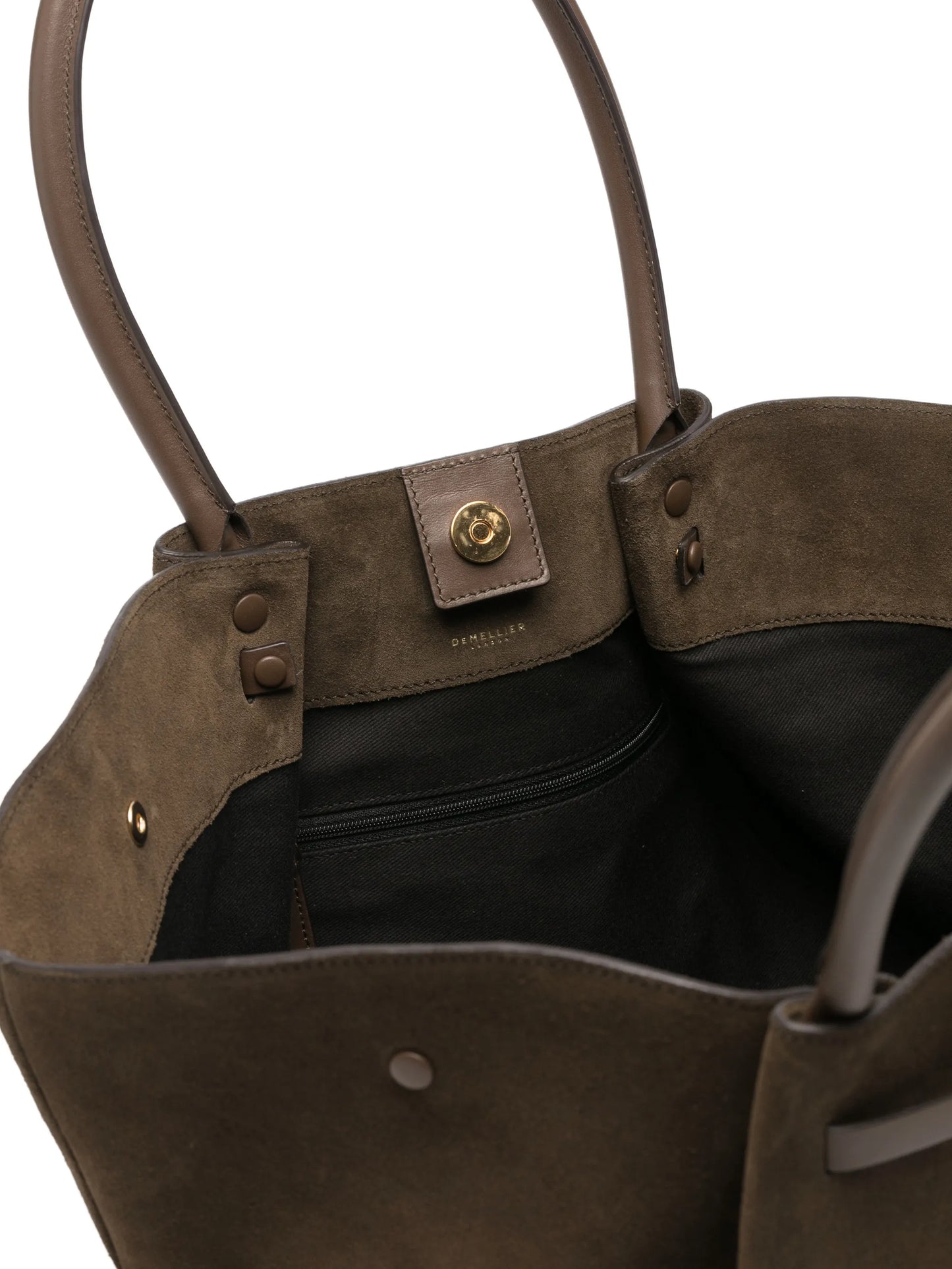 New York suede shoulder bag