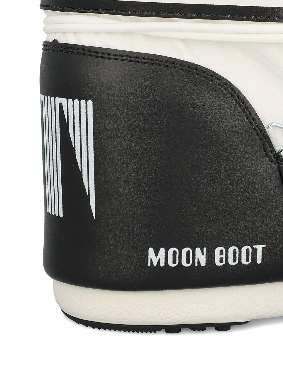 Icon low white nylon boots