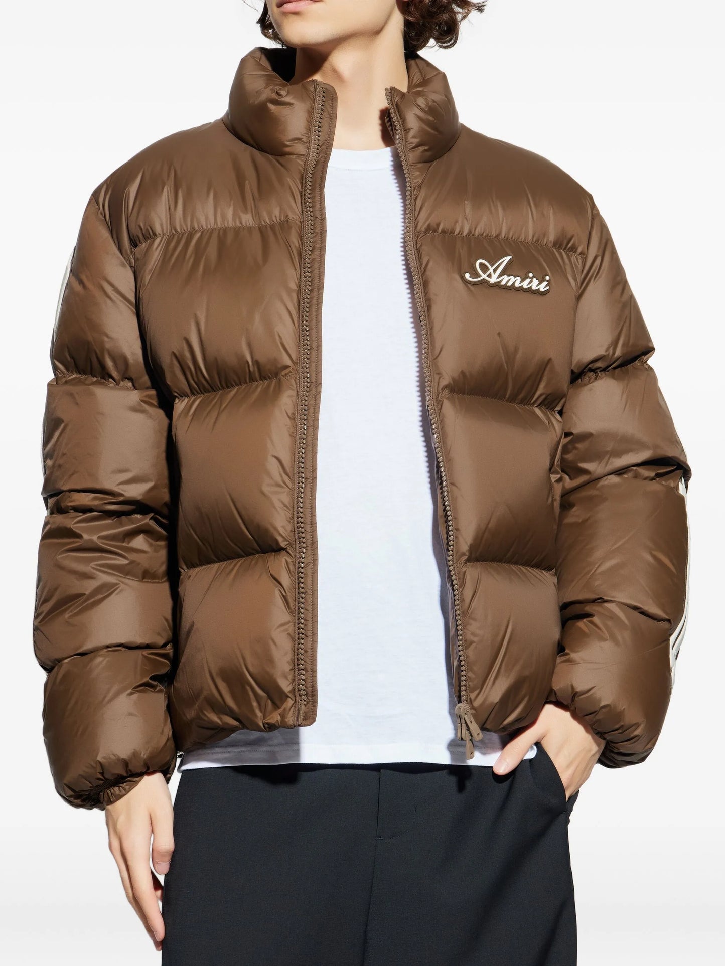 bone-detail jacket