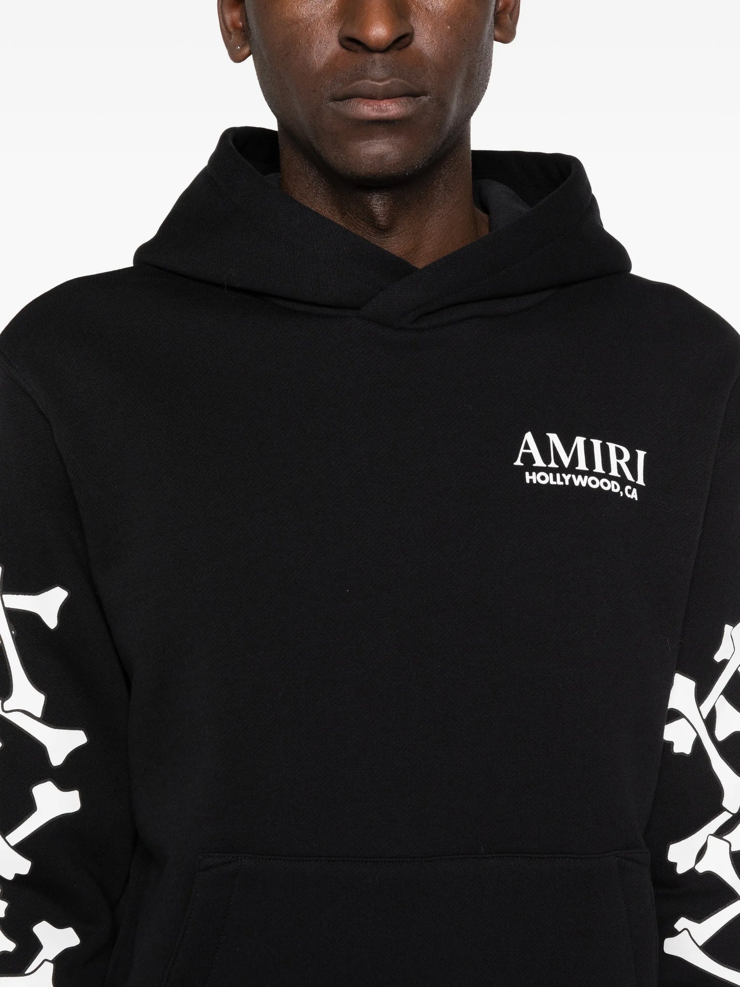 Bones Stacked long-sleeve hoodie