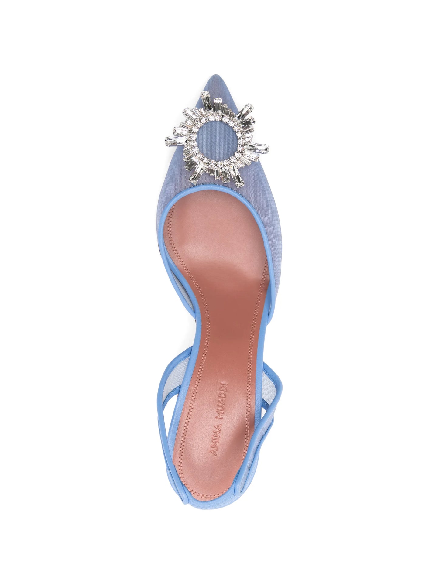 Begum mesh slingback pumps