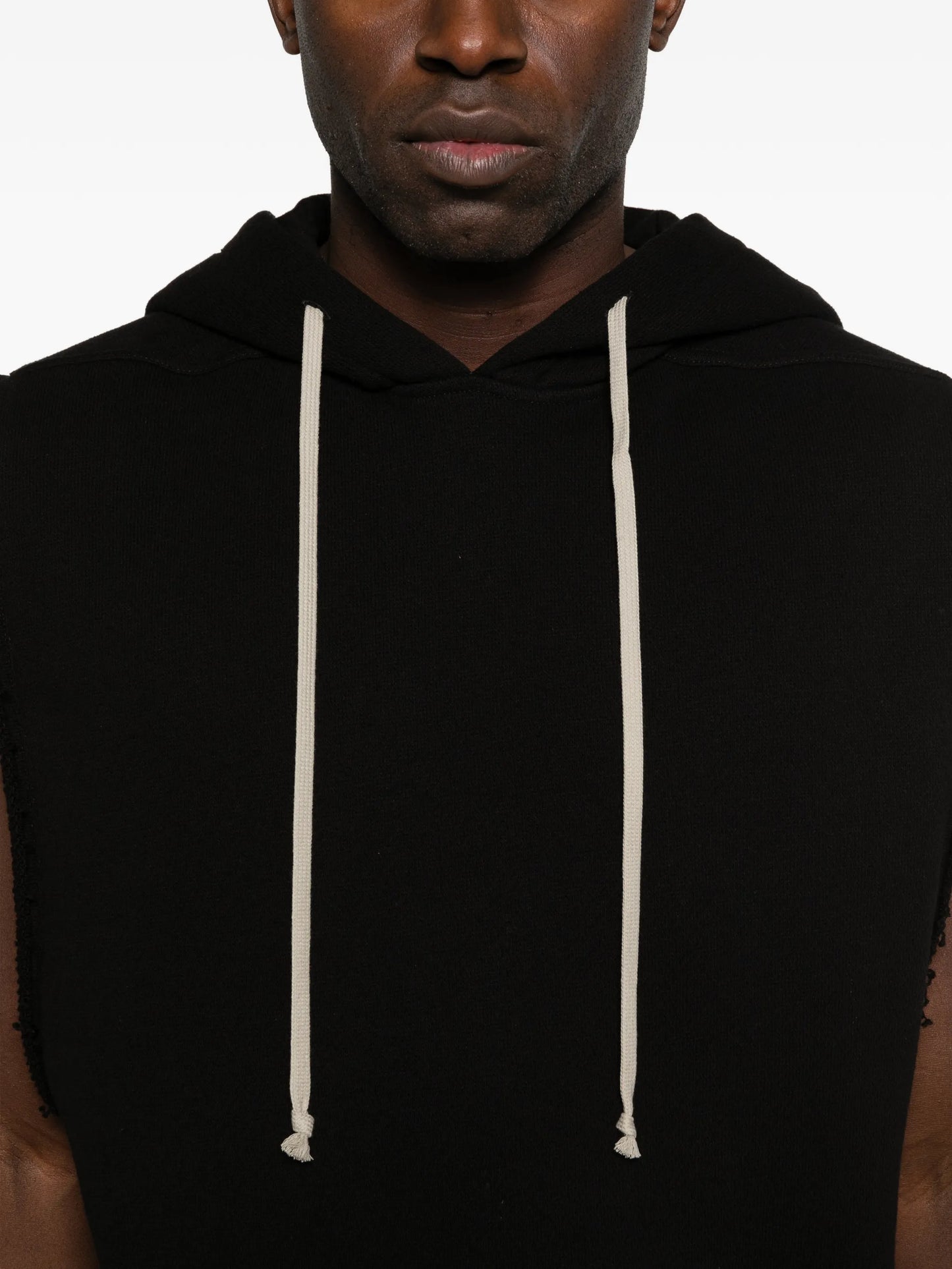 frayed hoodie