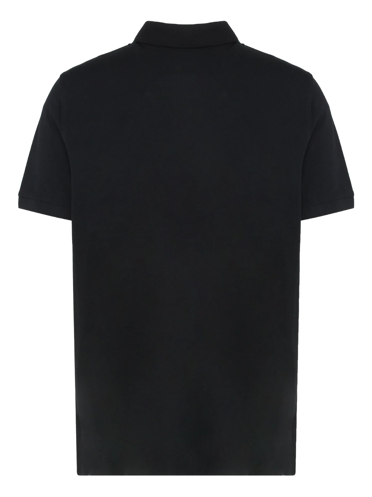 logo-patch polo shirt