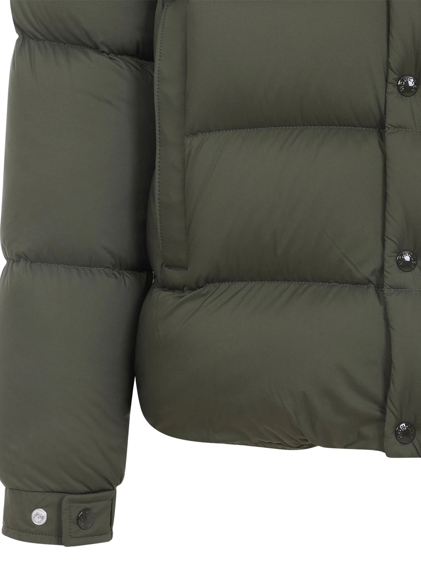 button hooded jacket