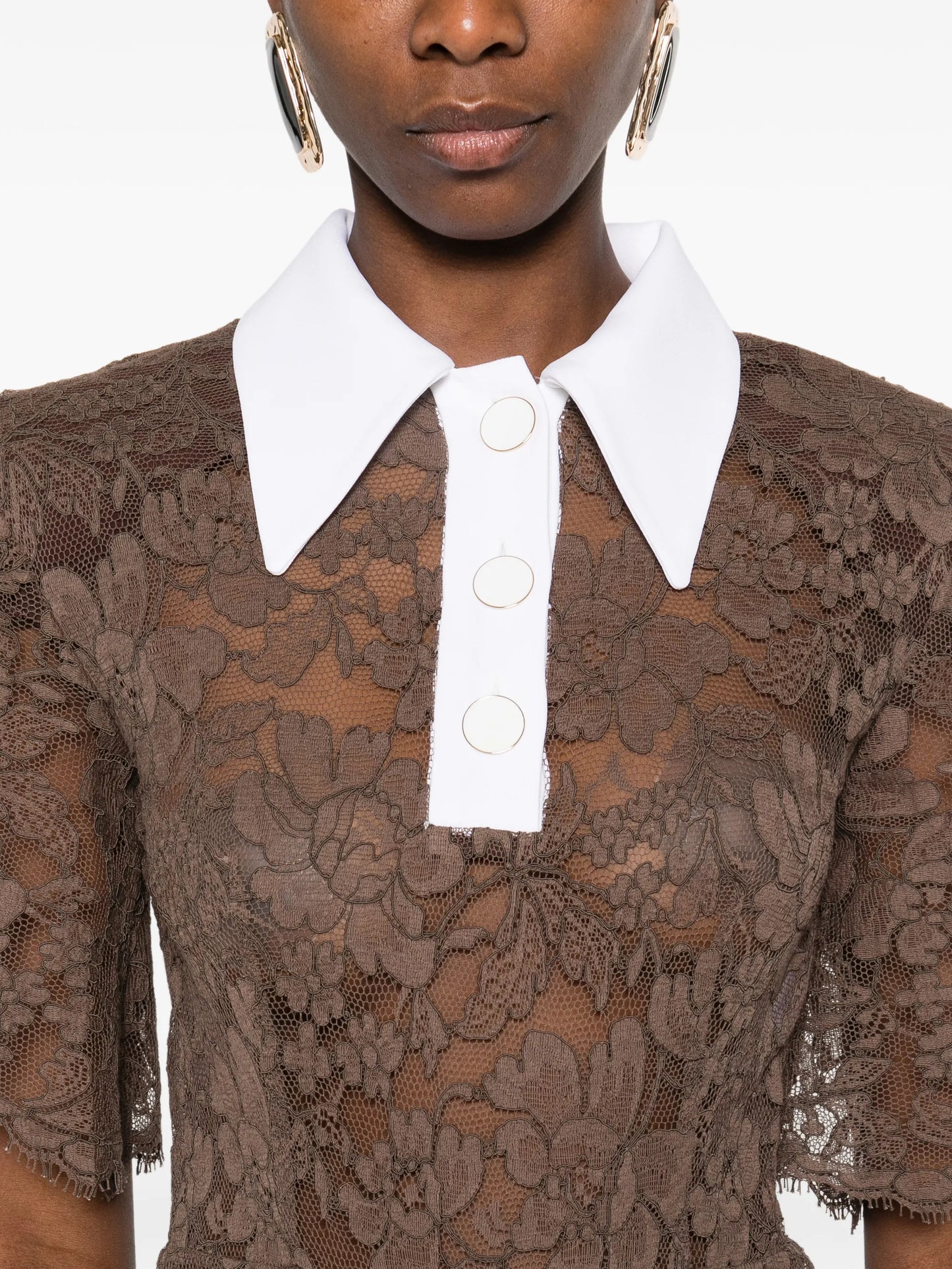 lace polo shirt bodie