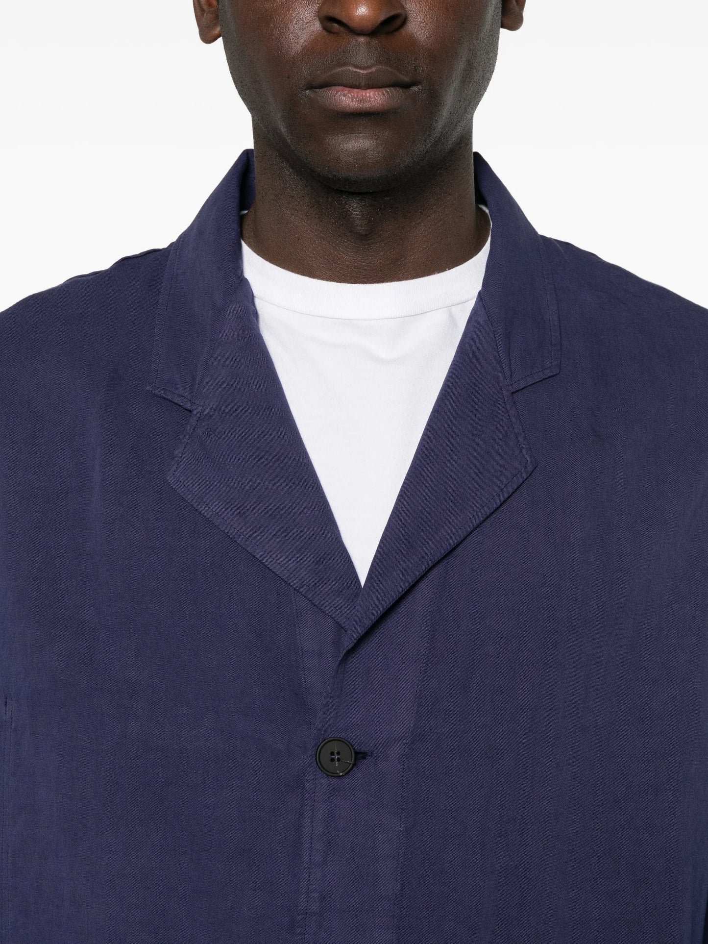 patch-pocket single-breasted jacket