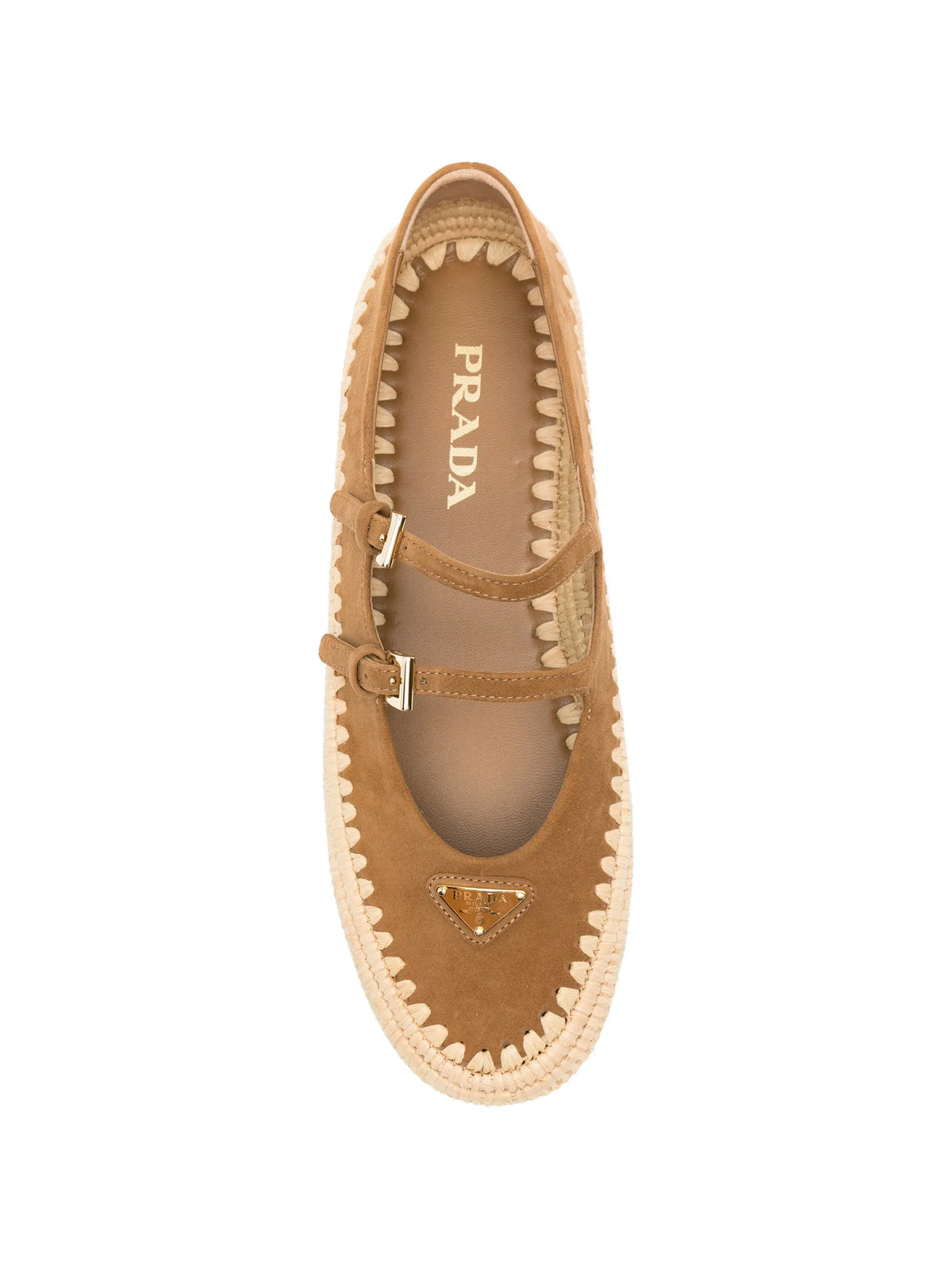 Suede ballet flats