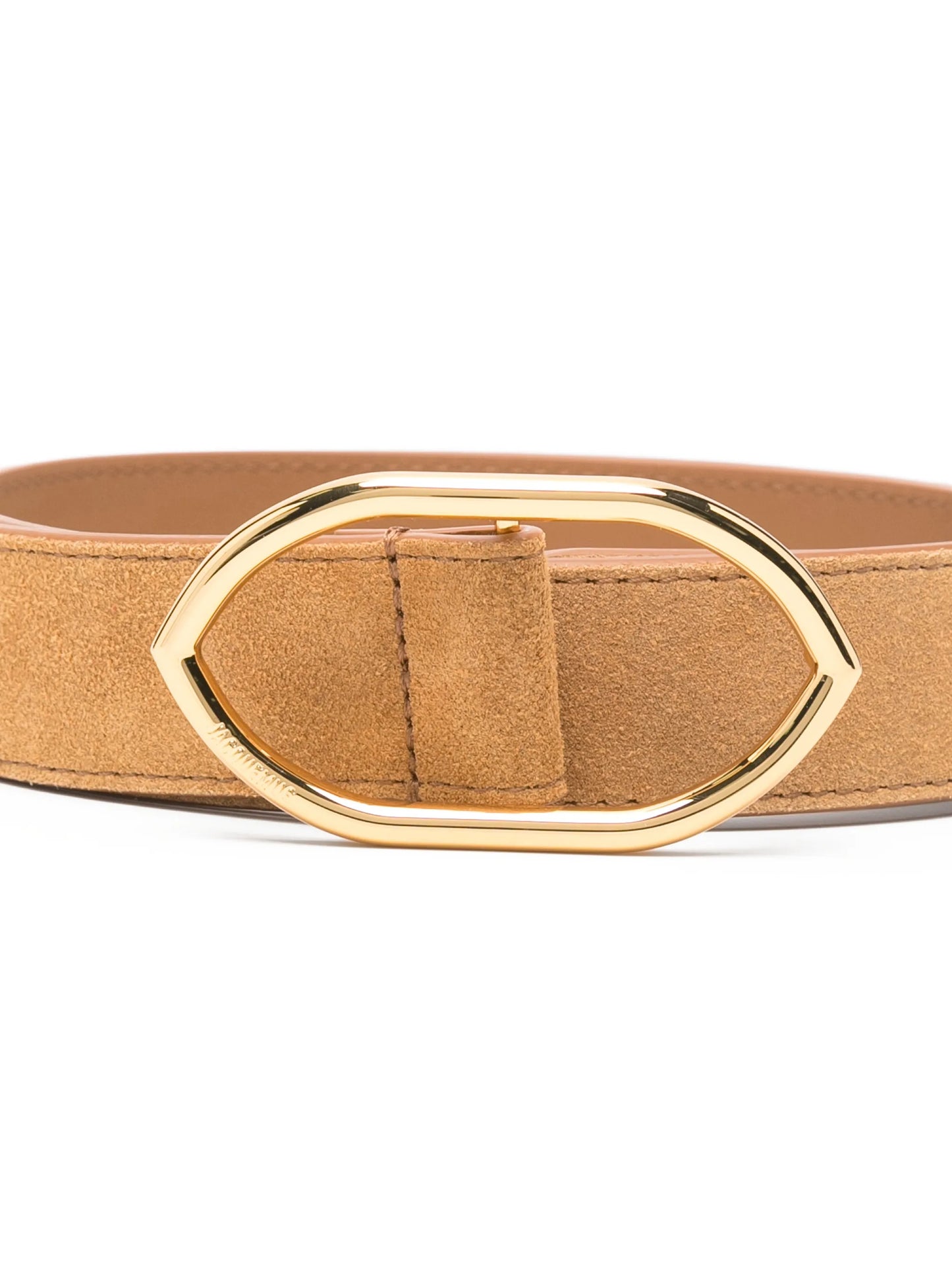 oval-buckle belt