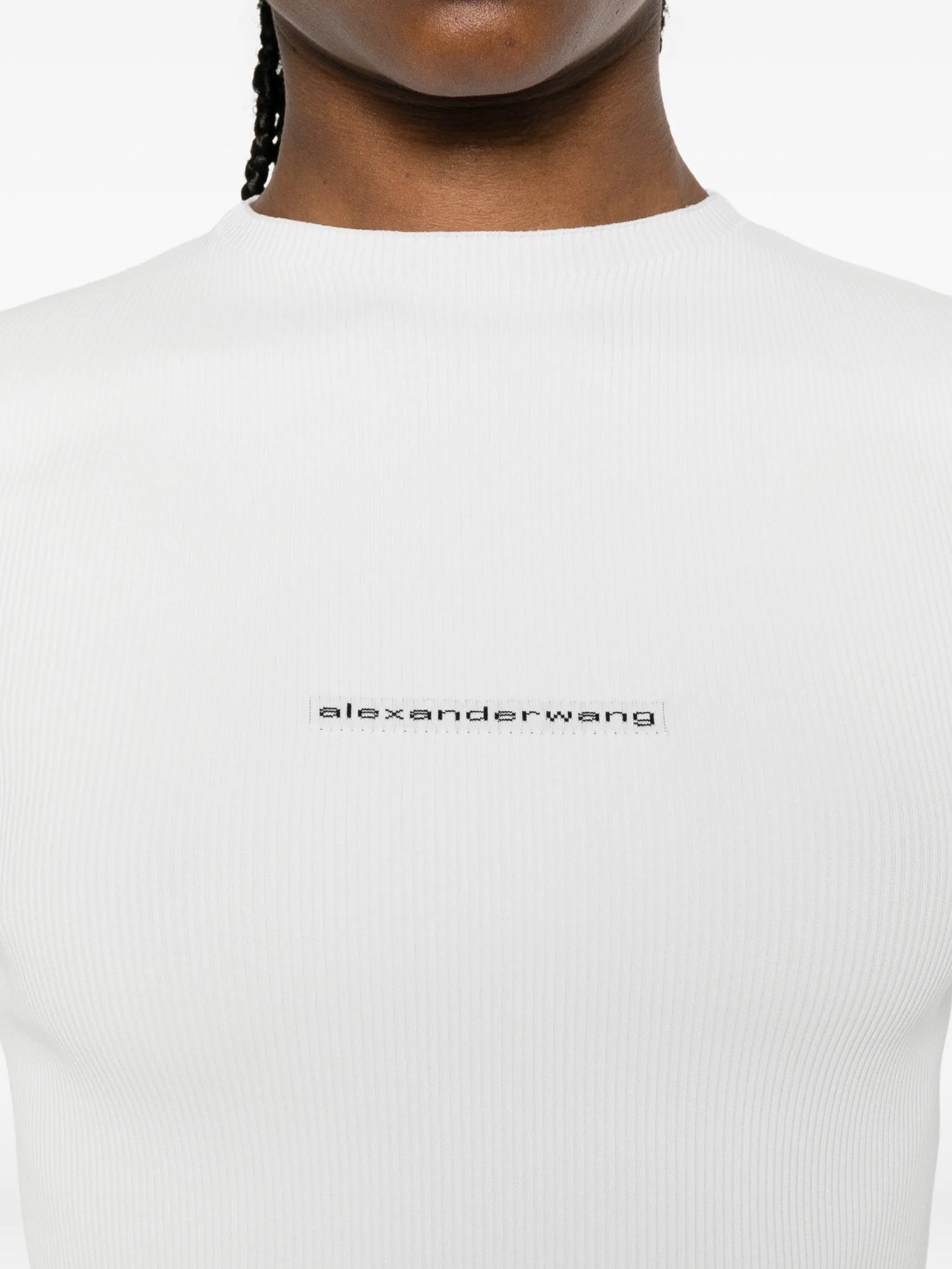 knit logo long-sleeve T-shirt