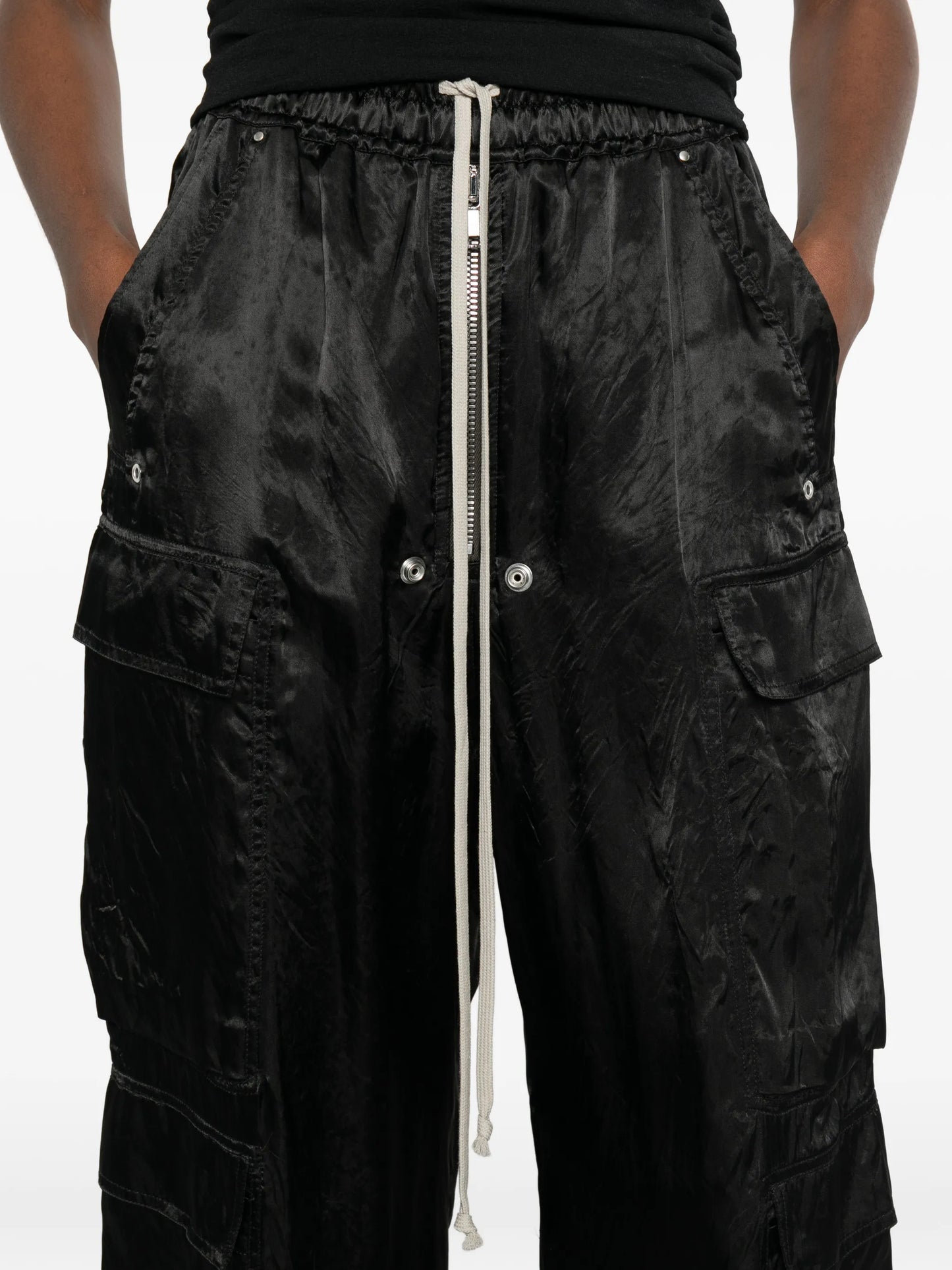 cargo drawstring trousers