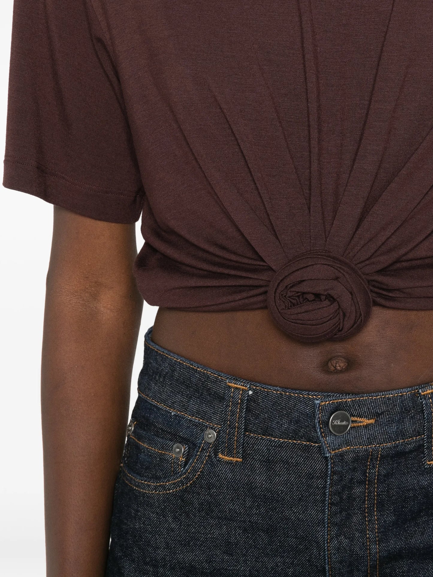 knotted T-shirt