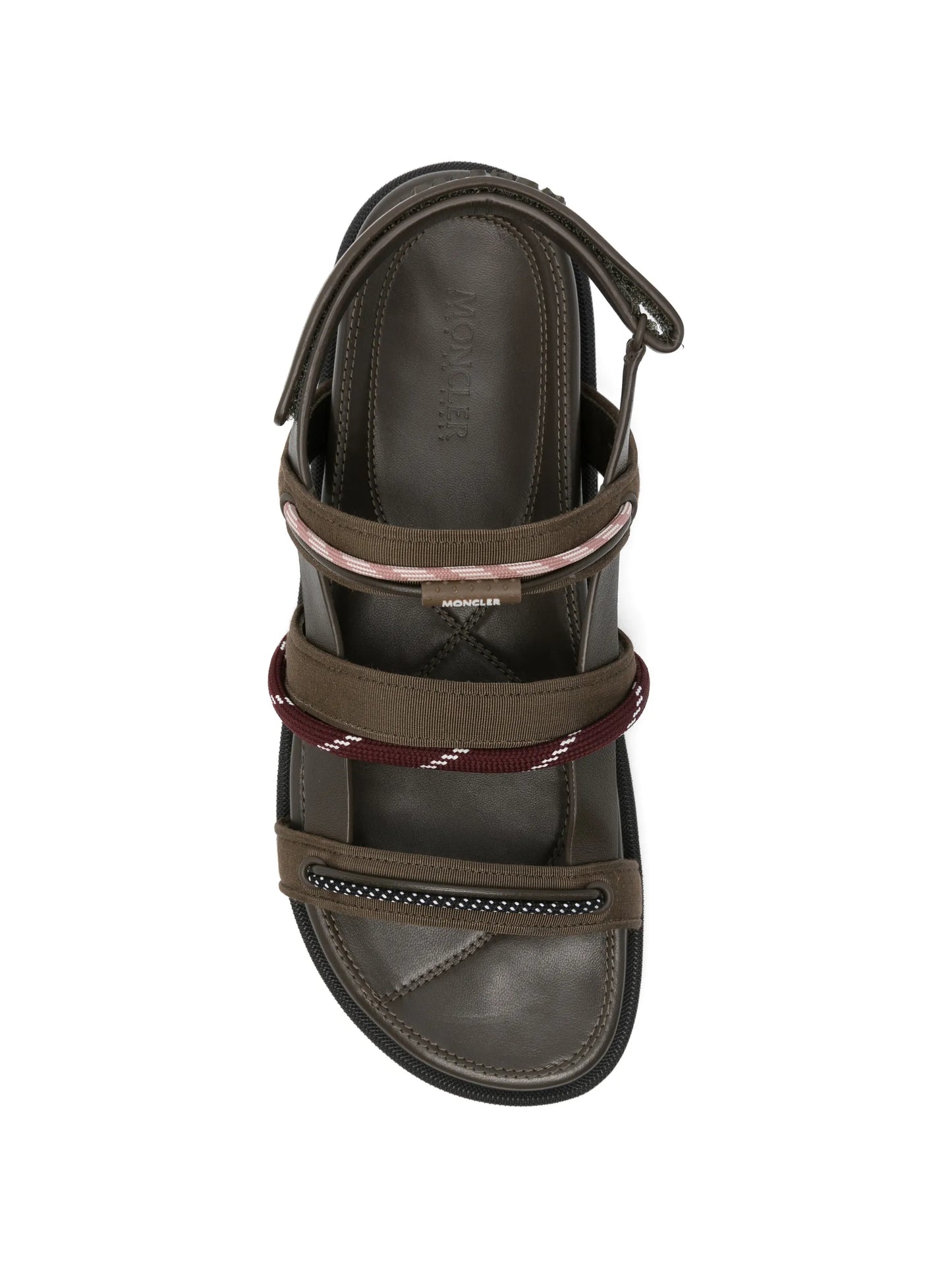 multi-strap leather sandals