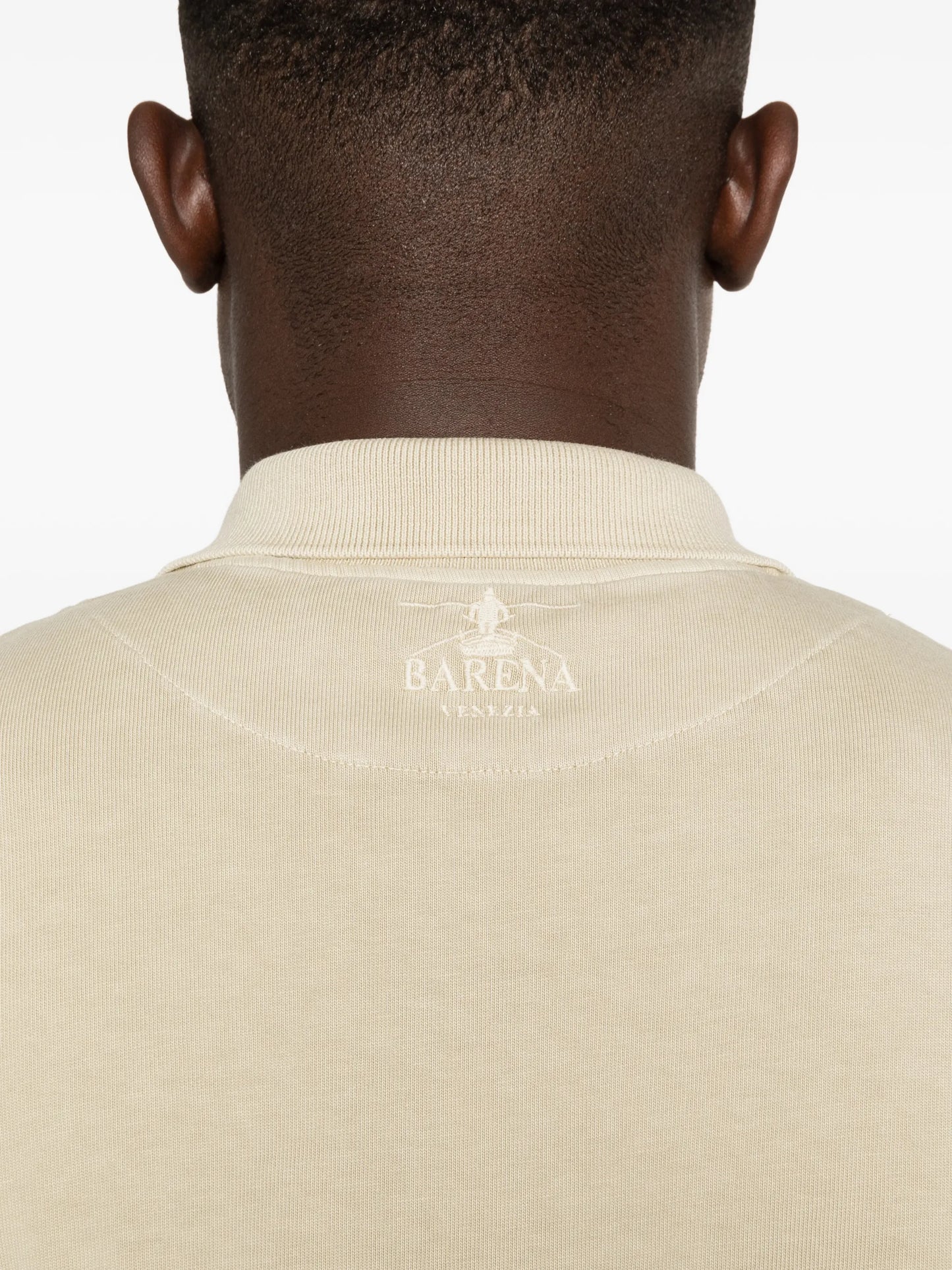 buttoned short-sleeve polo shirt