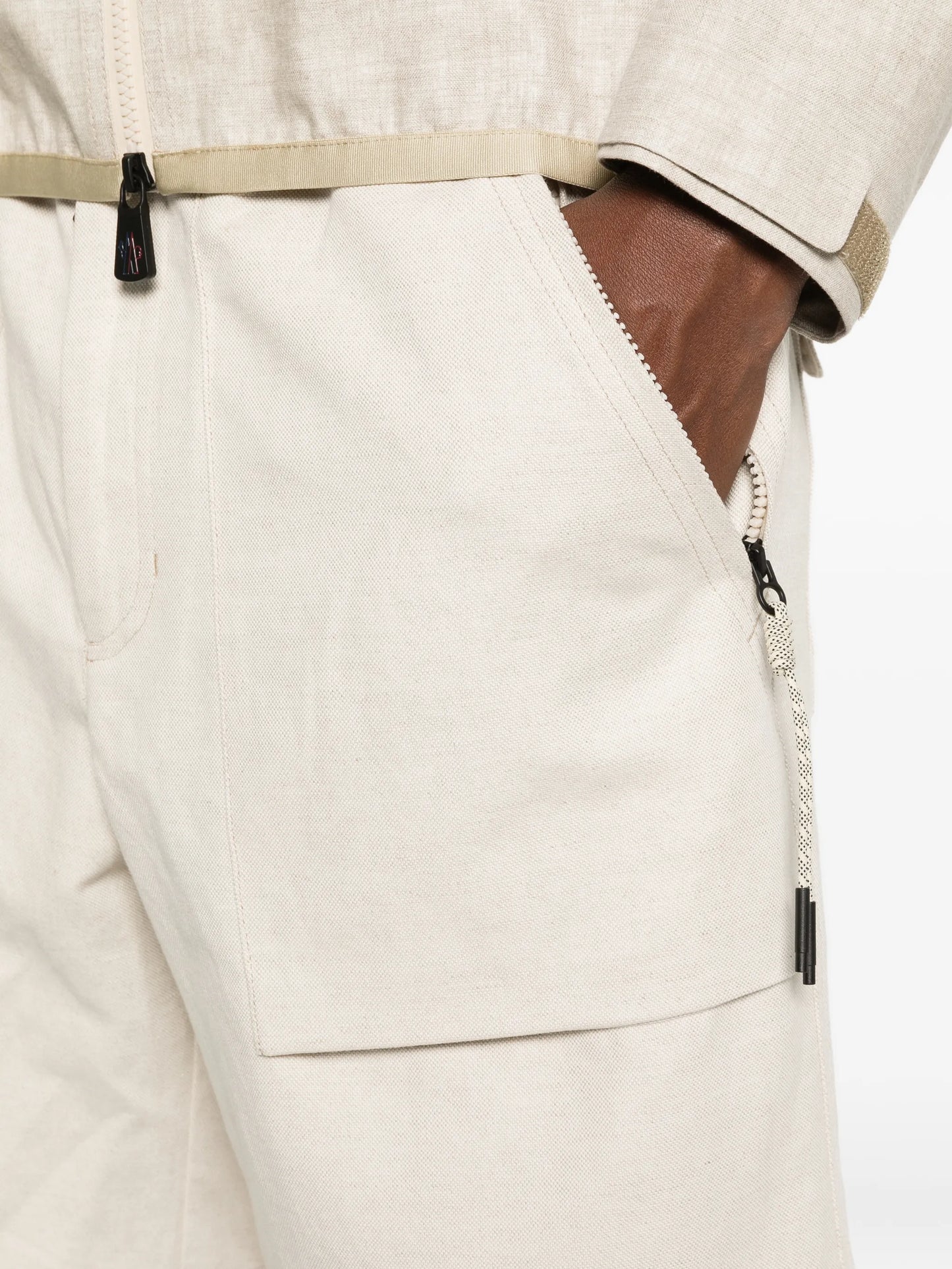 zip-pocket cargo shorts