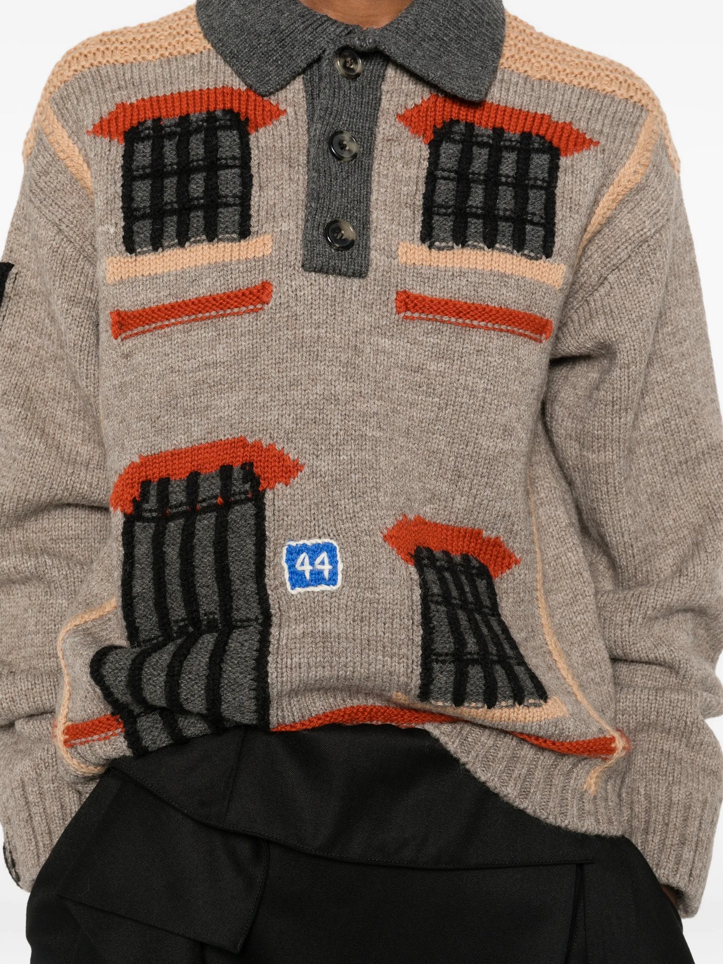 house polo sweater