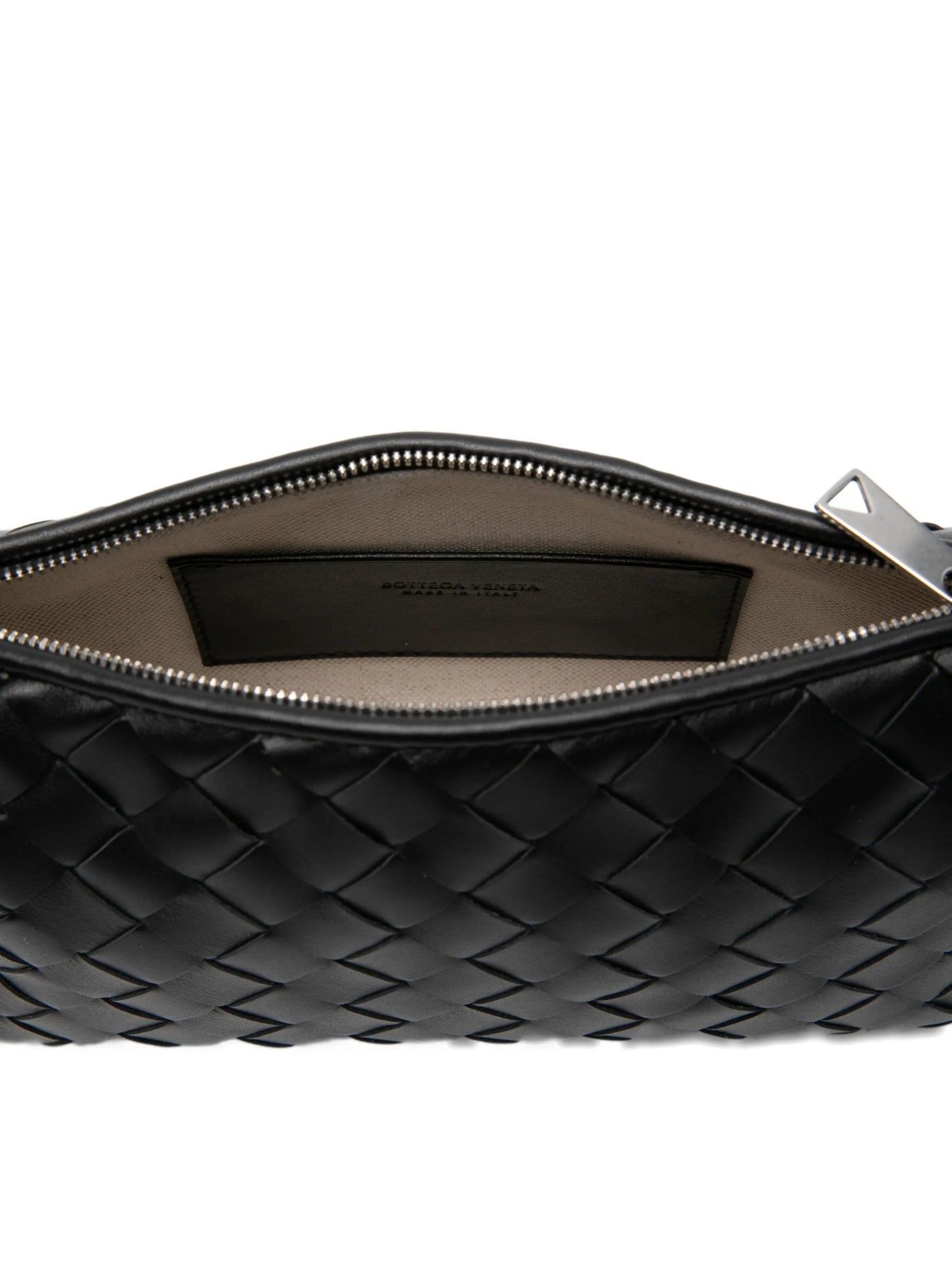 intrecciato strap belt bag