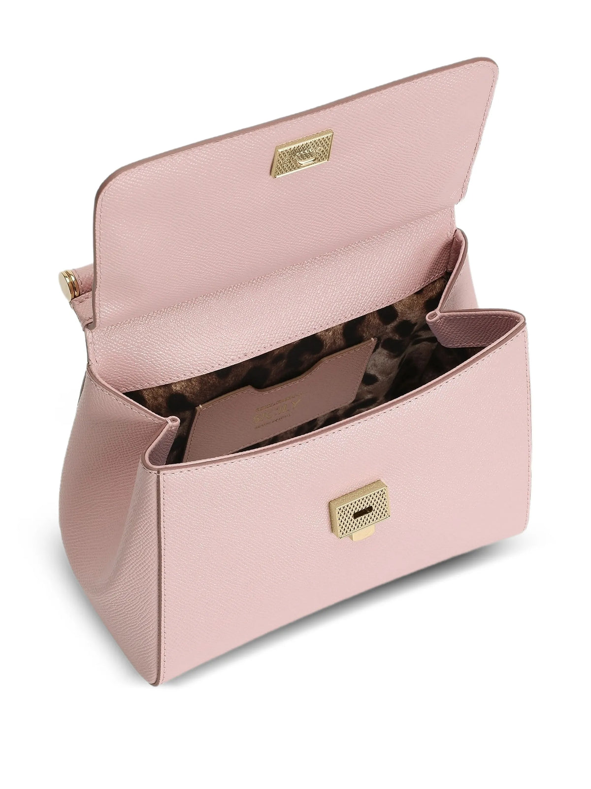 Small Sicily handbag in dauphine calfskin