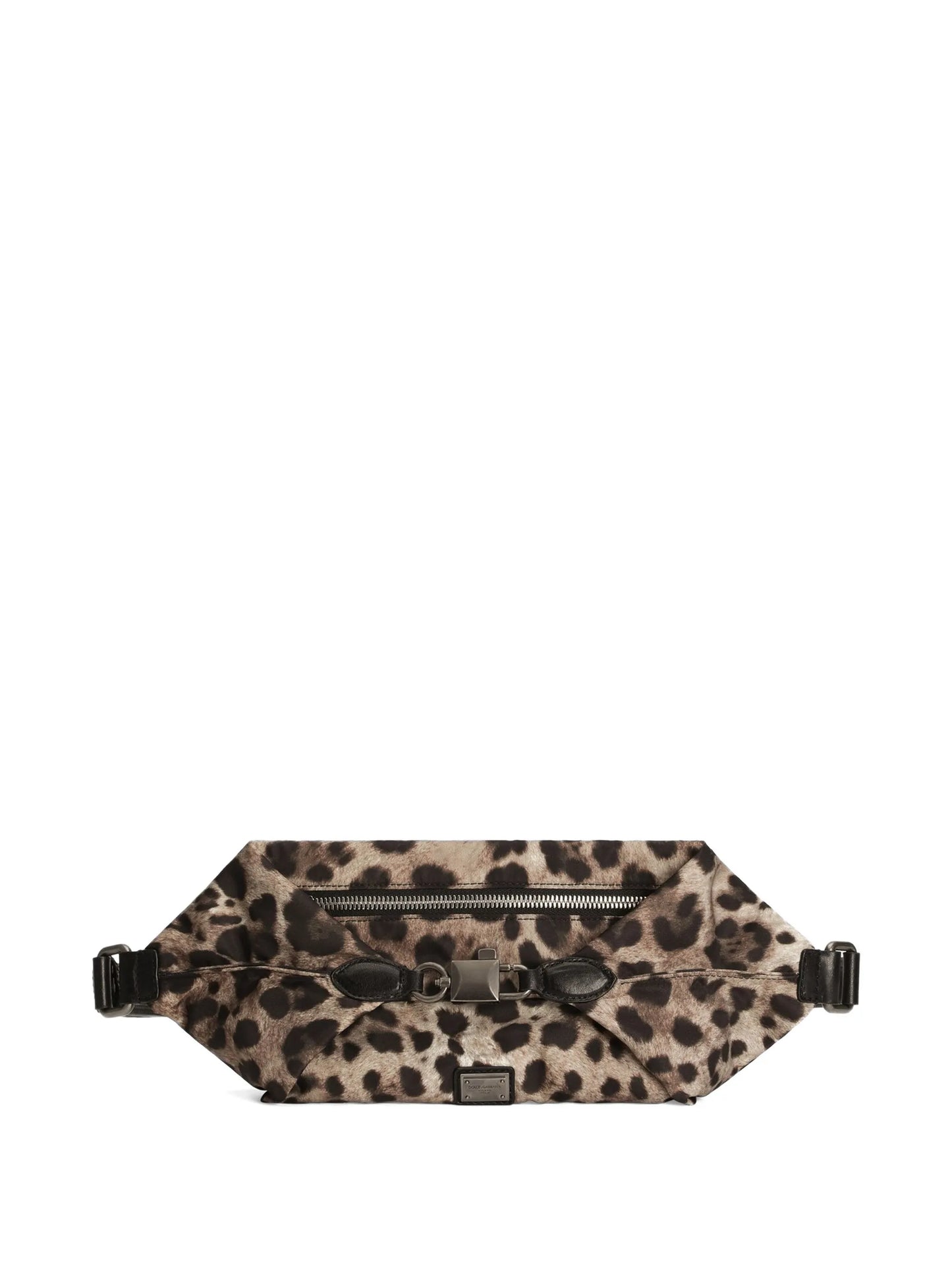 leopard-print belt bag