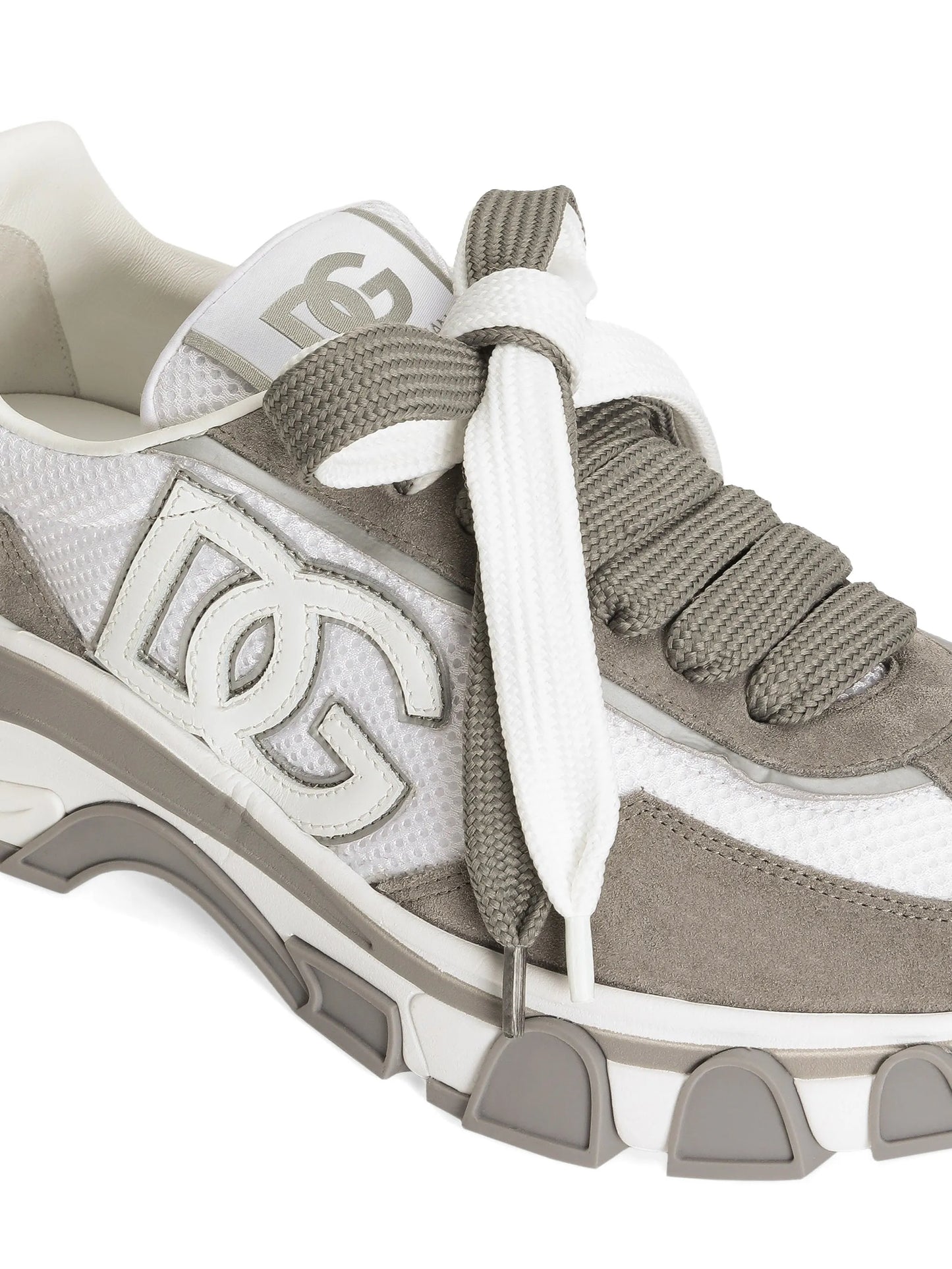 DG Country Road nylon and calfskin sneakers