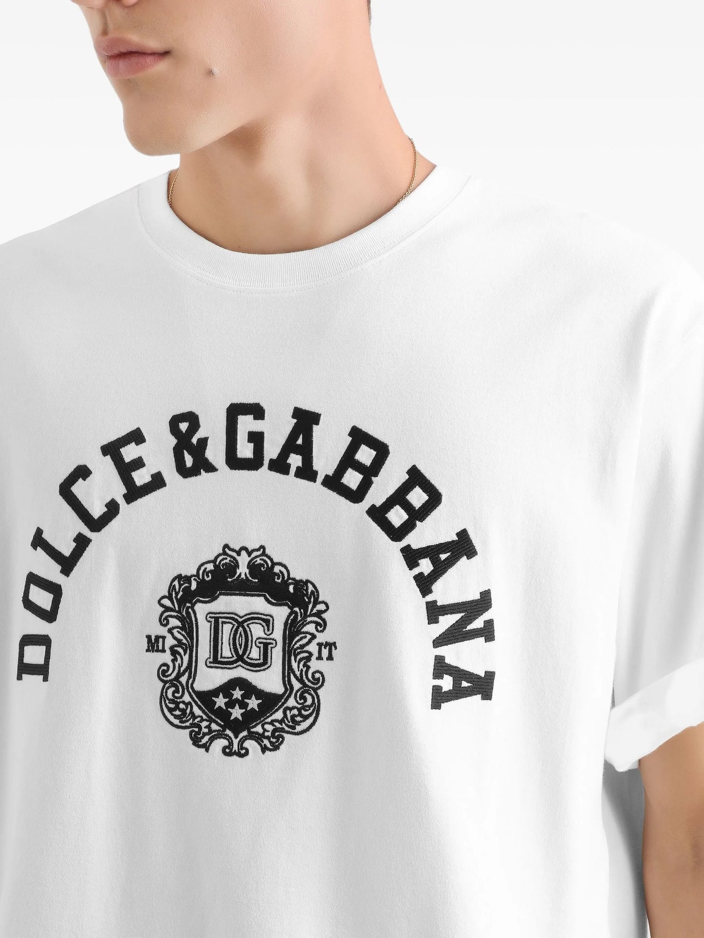 logo-graphic cotton T-shirt