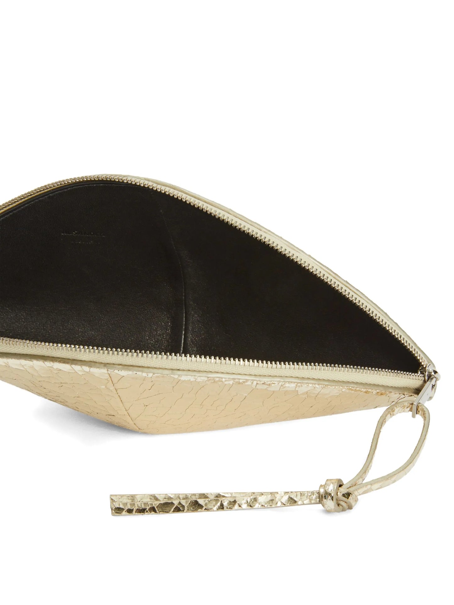 medium Curve leather clutch