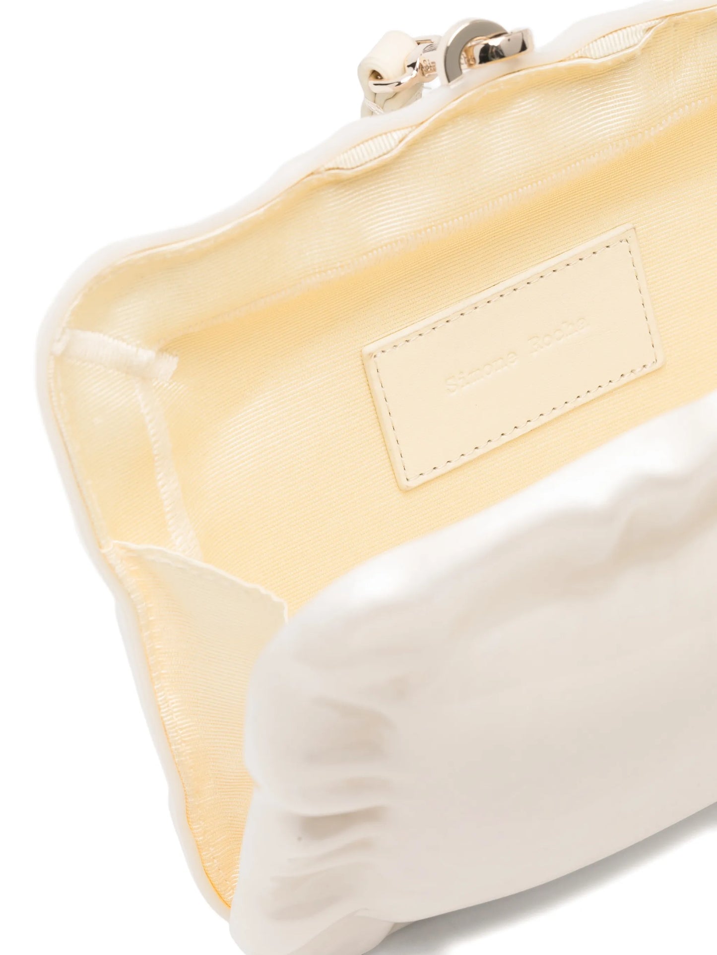 pearl pillowcase clutch