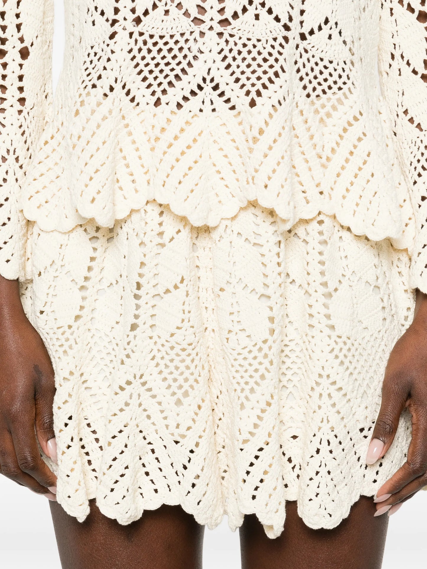 Awaken lace crochet shorts