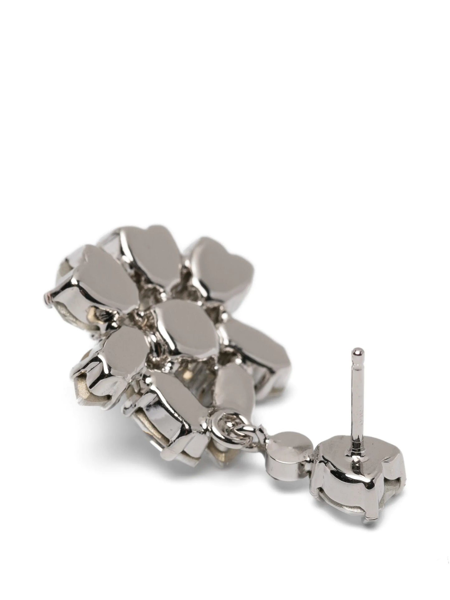 crystal-embellished drop earrings